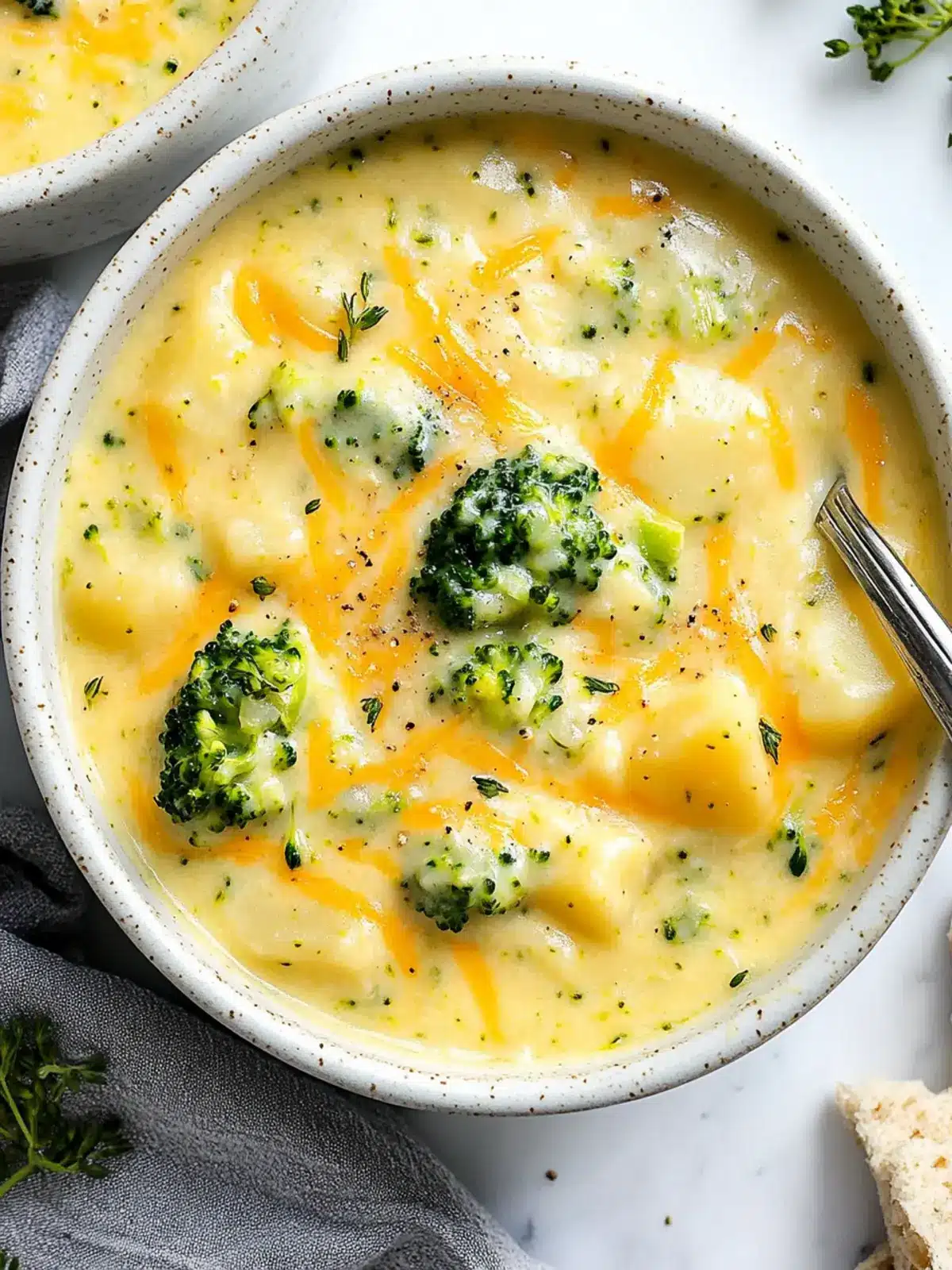 Creamy Broccoli Potato Cheese Soup for Cozy Nights 5 Broccoli Potato Cheese Soup
