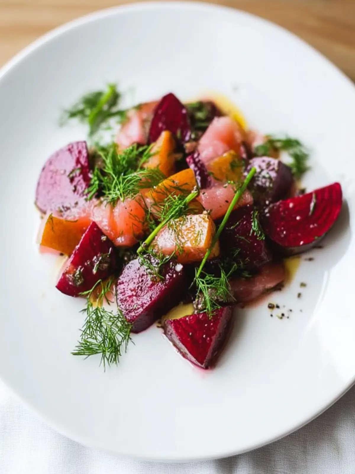 Delicious Marinated Beet Salad with Dill for Fresh Flavor 3 Marinated beet salad with dill