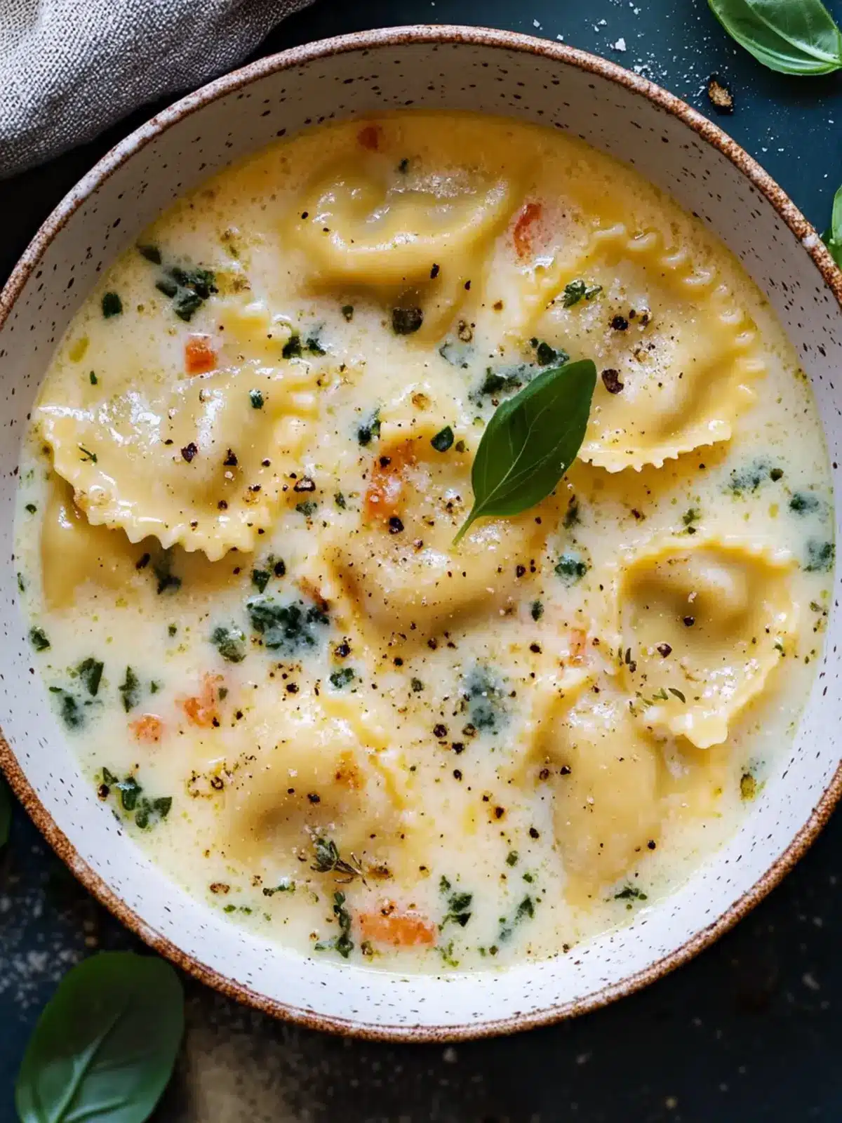 Creamy Tuscan Ravioli Soup for Cozy Nights at Home 5 Creamy Tuscan Ravioli Soup