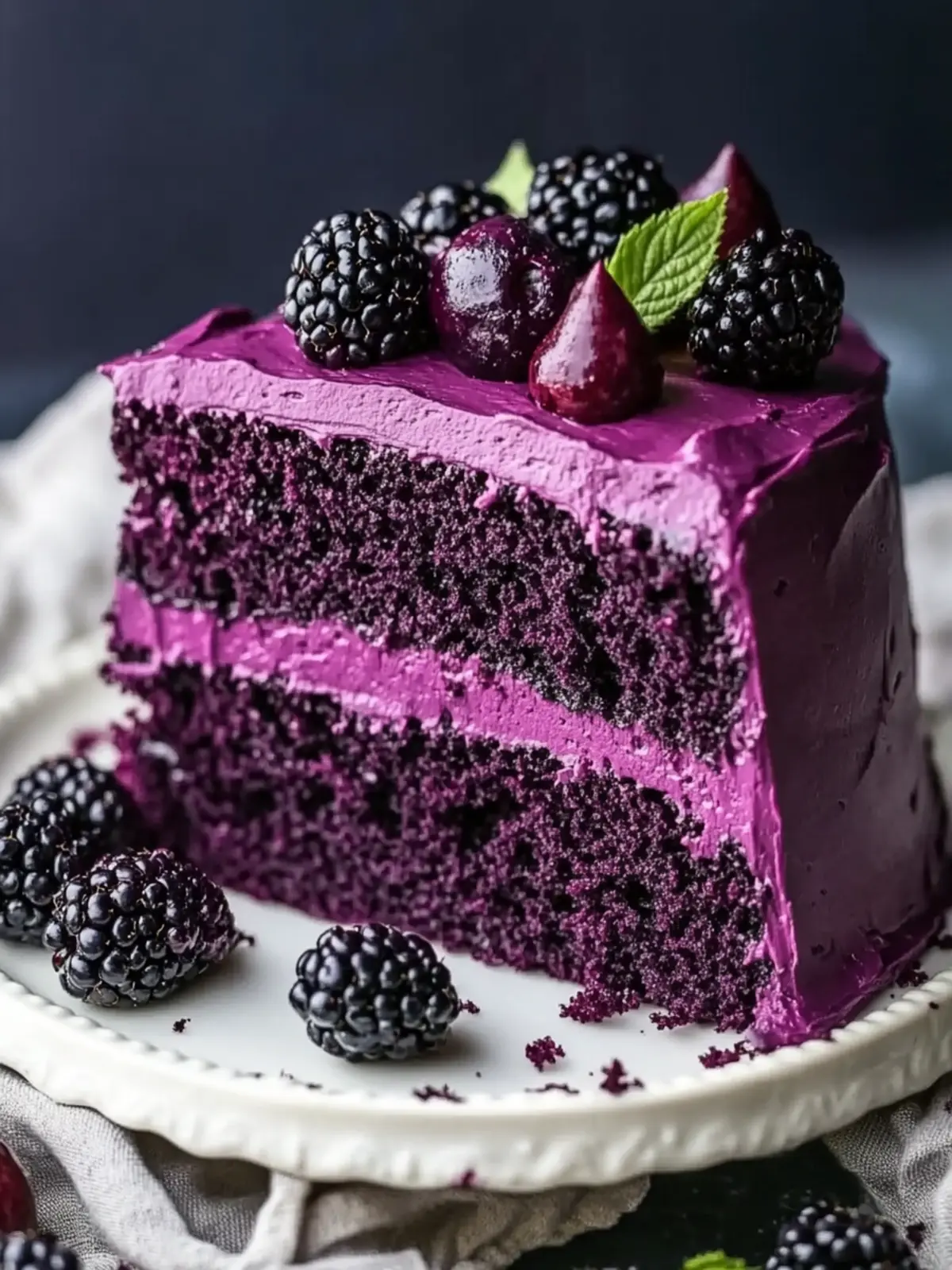 Irresistible Blackberry Velvet Cake You’ll Crave Again and Again 3 Blackberry Velvet Cake