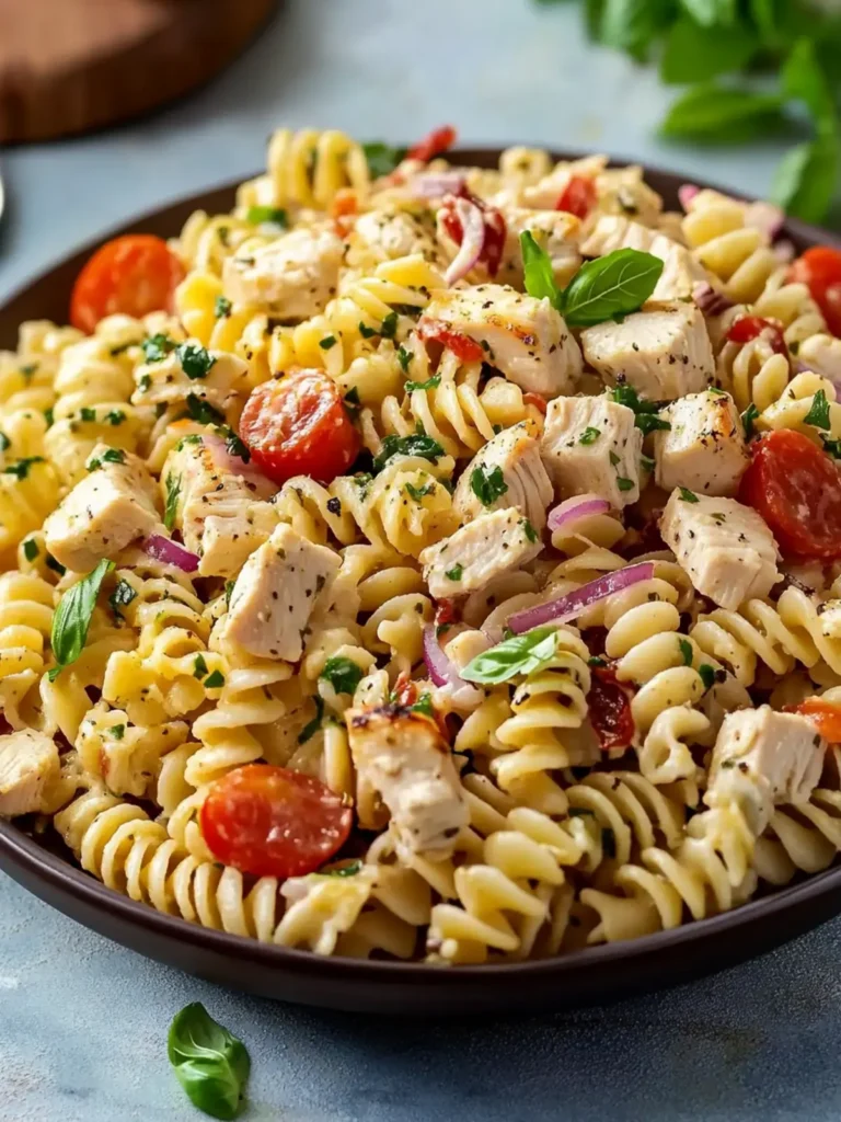 Chicken Pasta Salad with Italian