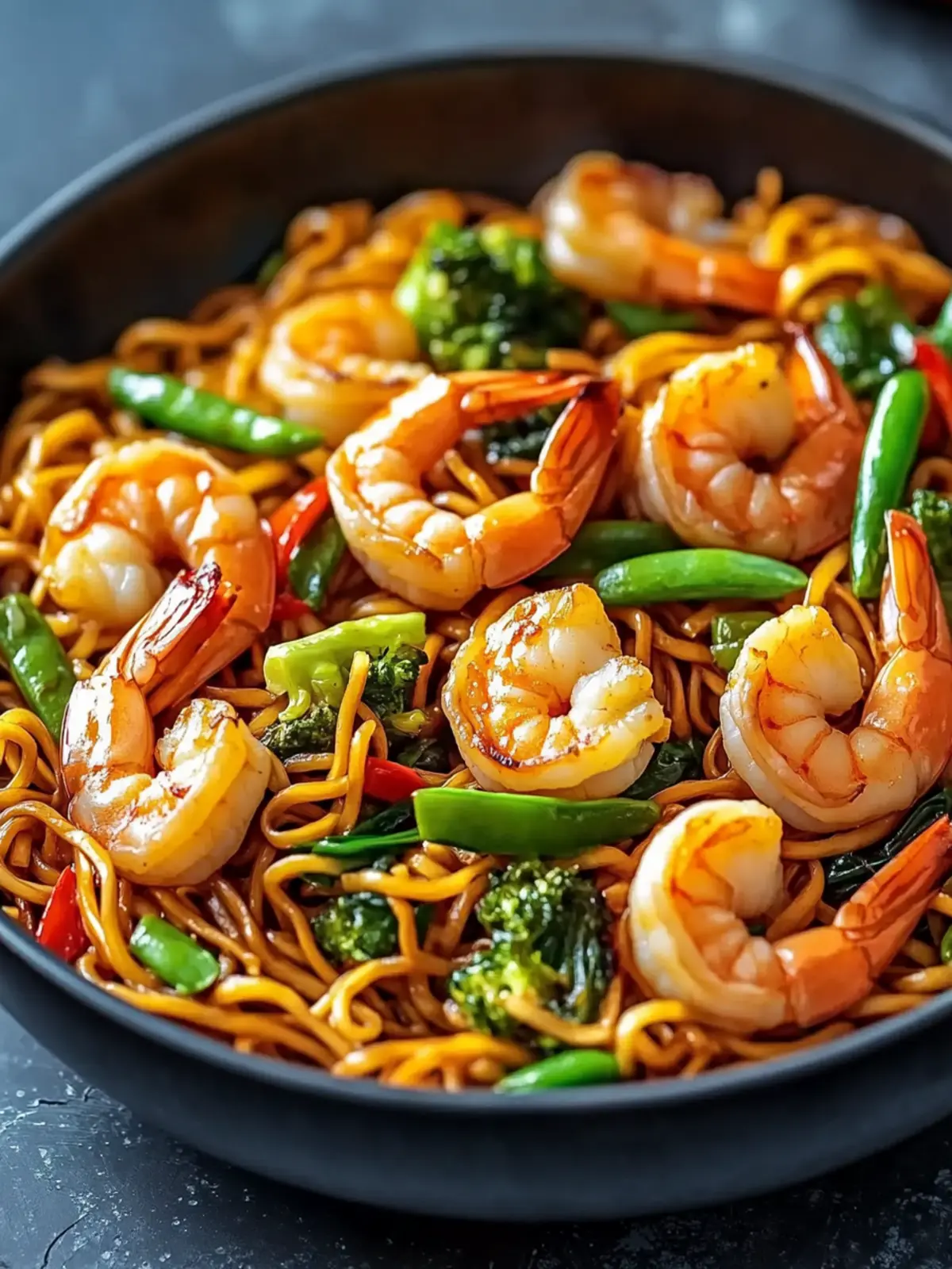 Savory Shrimp Stir Fry with Noodles: Quick & Flavor-Packed Delight 3 Shrimp Stir Fry with Noodles