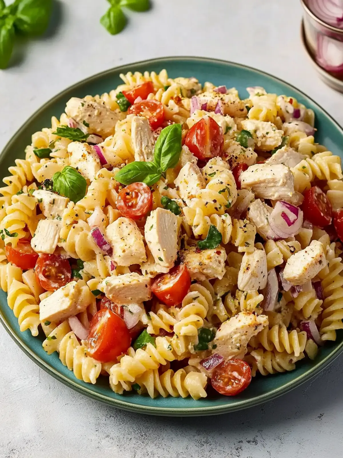 Delicious Chicken Pasta Salad with Italian Dressing Delight 4 Chicken Pasta Salad with Italian