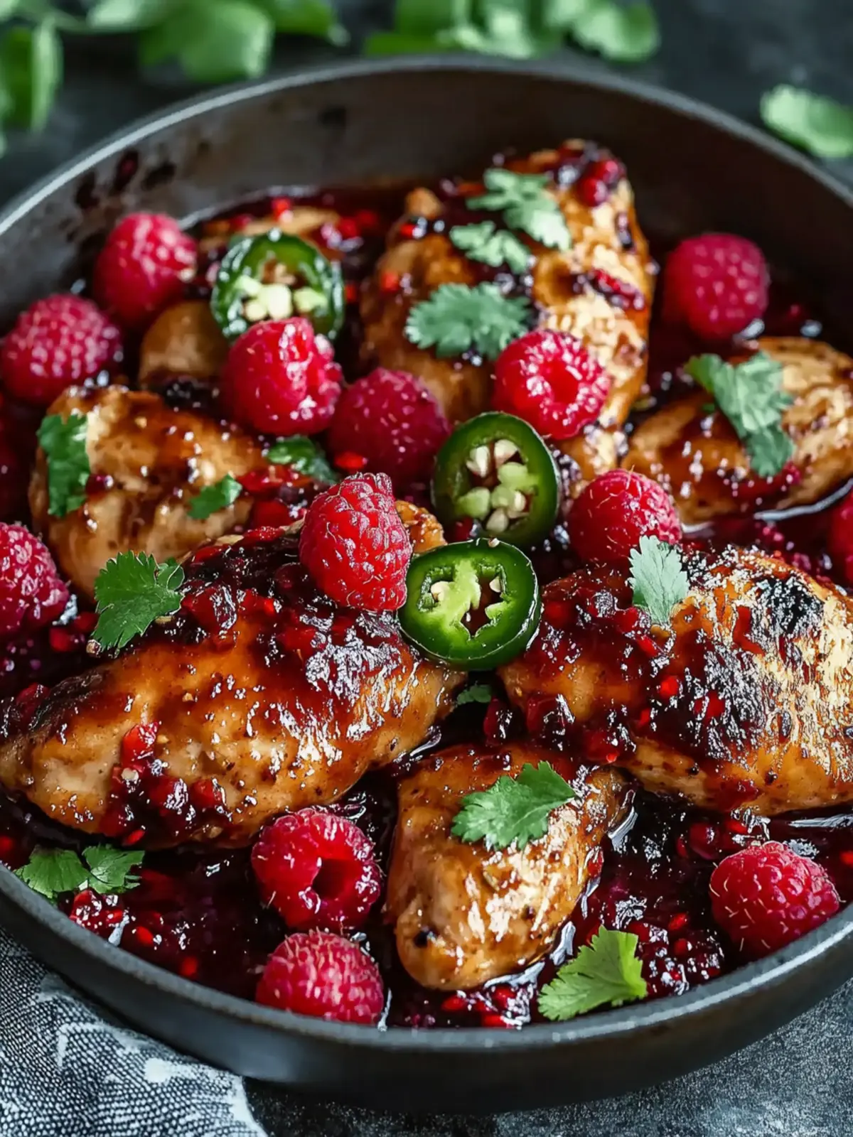 Sweet and Spicy Jalapeno Raspberry Chicken in Just 25 Minutes 2 Sweet and Spicy Jalapeno Raspberry Chicken