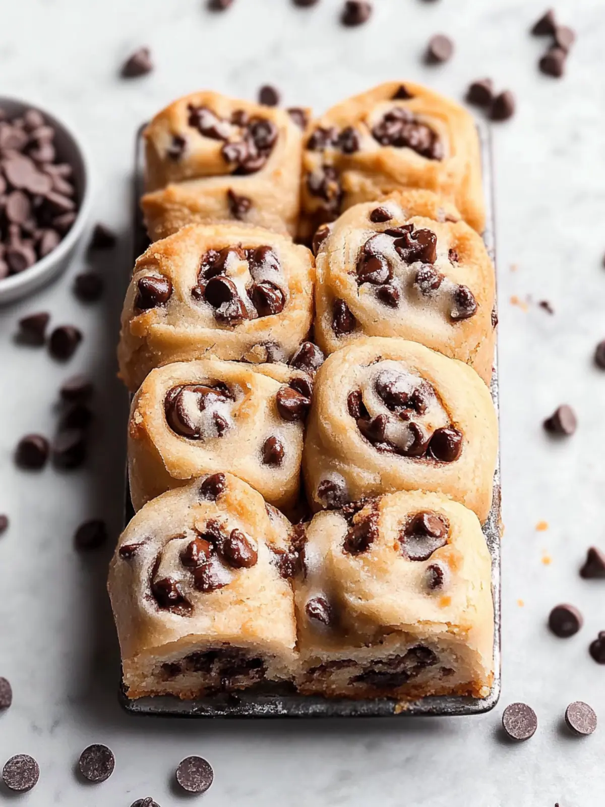 Irresistible Chocolate Chip Cookie Rolls That Melt in Your Mouth 5 Chocolate Chip Cookie Rolls