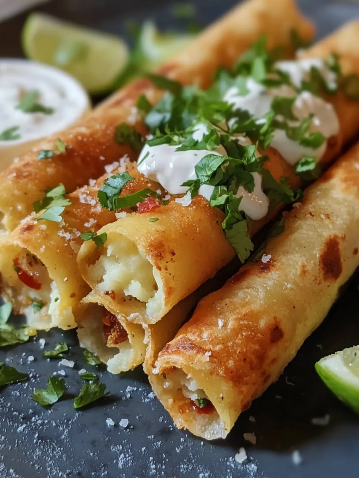 Crispy Mashed Potato Taquitos You'll Crave Again and Again 5 Mashed Potato Taquitos