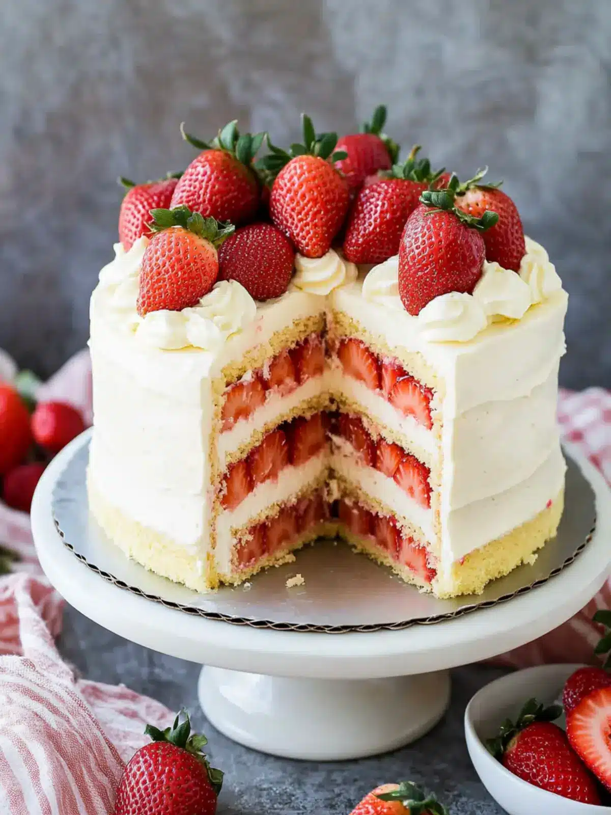 Delicious Strawberry Mascarpone Cake for Special Occasions 2 Strawberry Mascarpone Cake