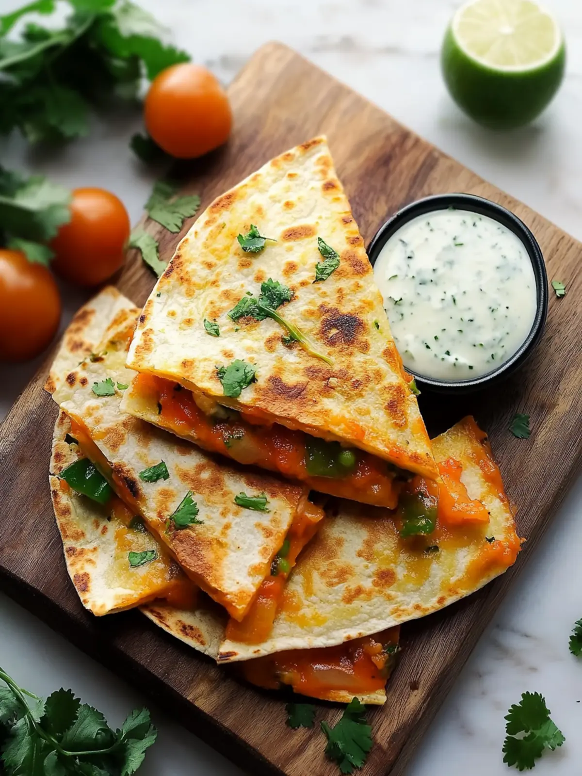 Veggie Quesadilla Bliss with Sweet Potatoes and Black Beans 2 Veggie Quesadilla