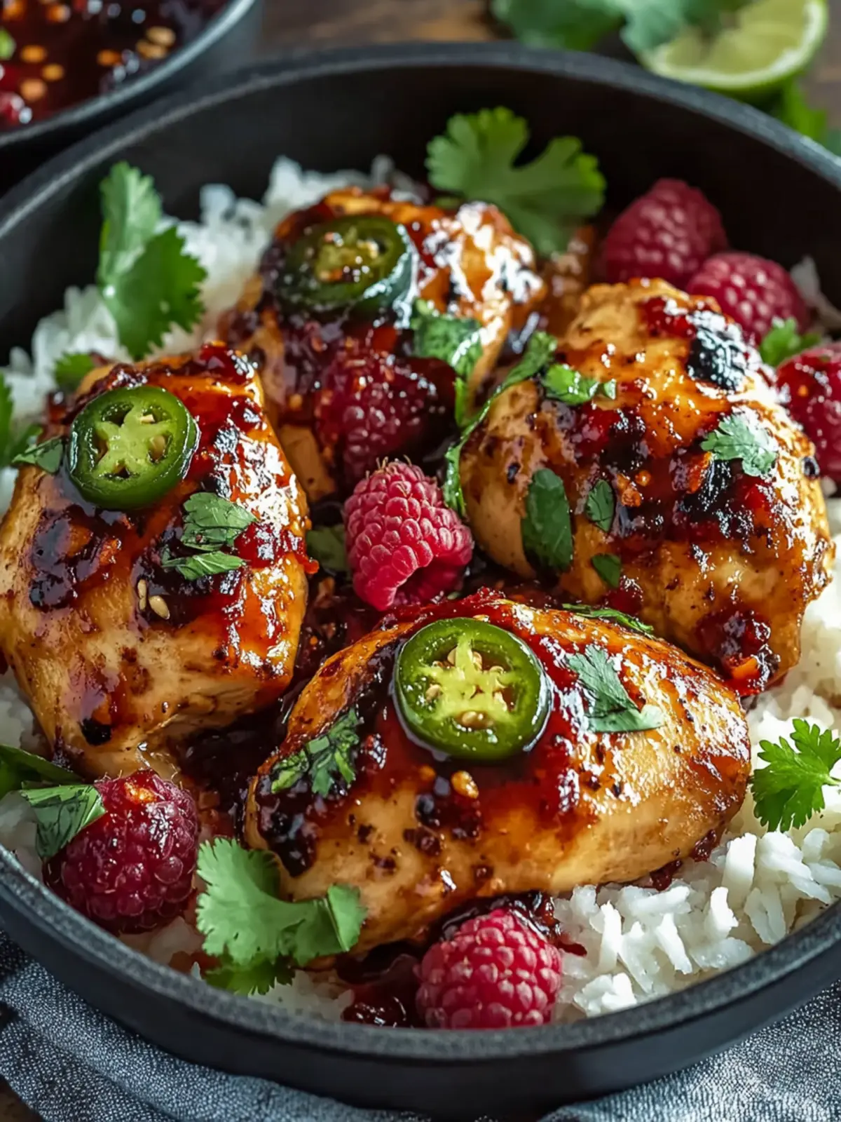 Sweet and Spicy Jalapeno Raspberry Chicken in Just 25 Minutes 3 Sweet and Spicy Jalapeno Raspberry Chicken