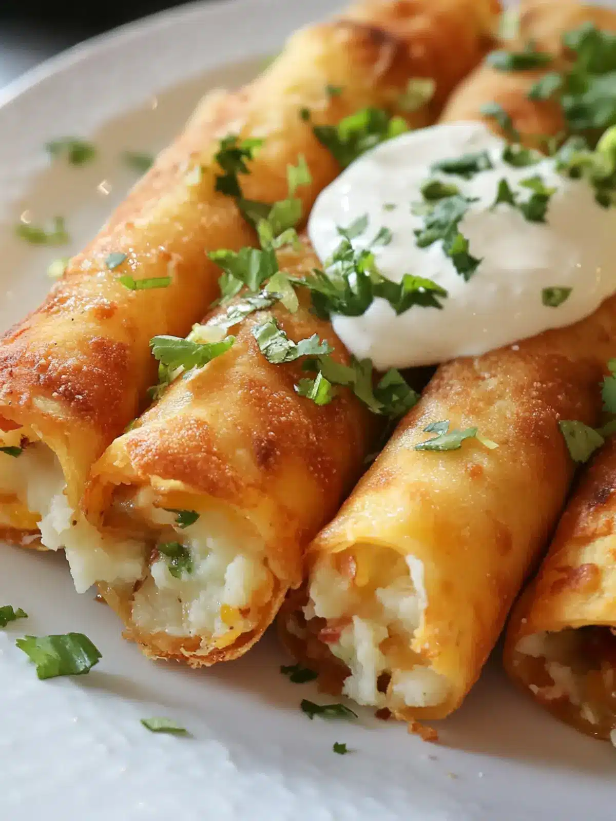 Crispy Mashed Potato Taquitos You'll Crave Again and Again 3 Mashed Potato Taquitos