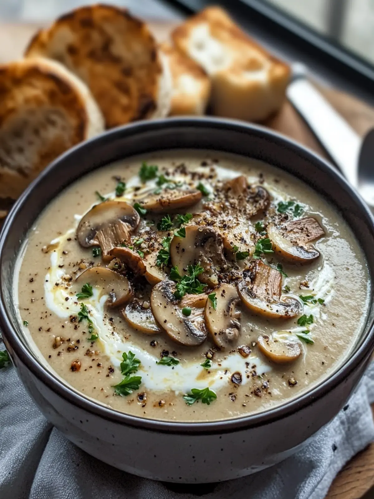 Heavenly Creamy Mushroom Soup You’ll Want Every Week 4 Creamy Mushroom Soup