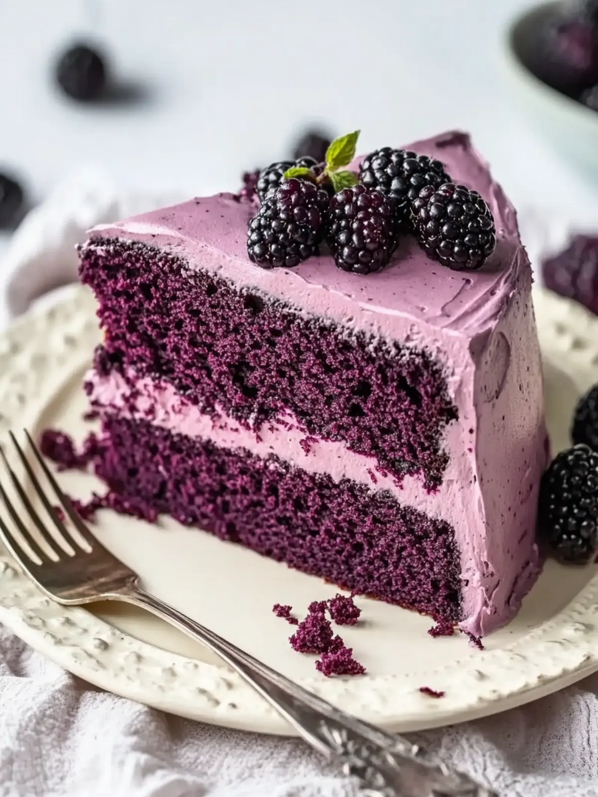 Irresistible Blackberry Velvet Cake You’ll Crave Again and Again 2 Blackberry Velvet Cake