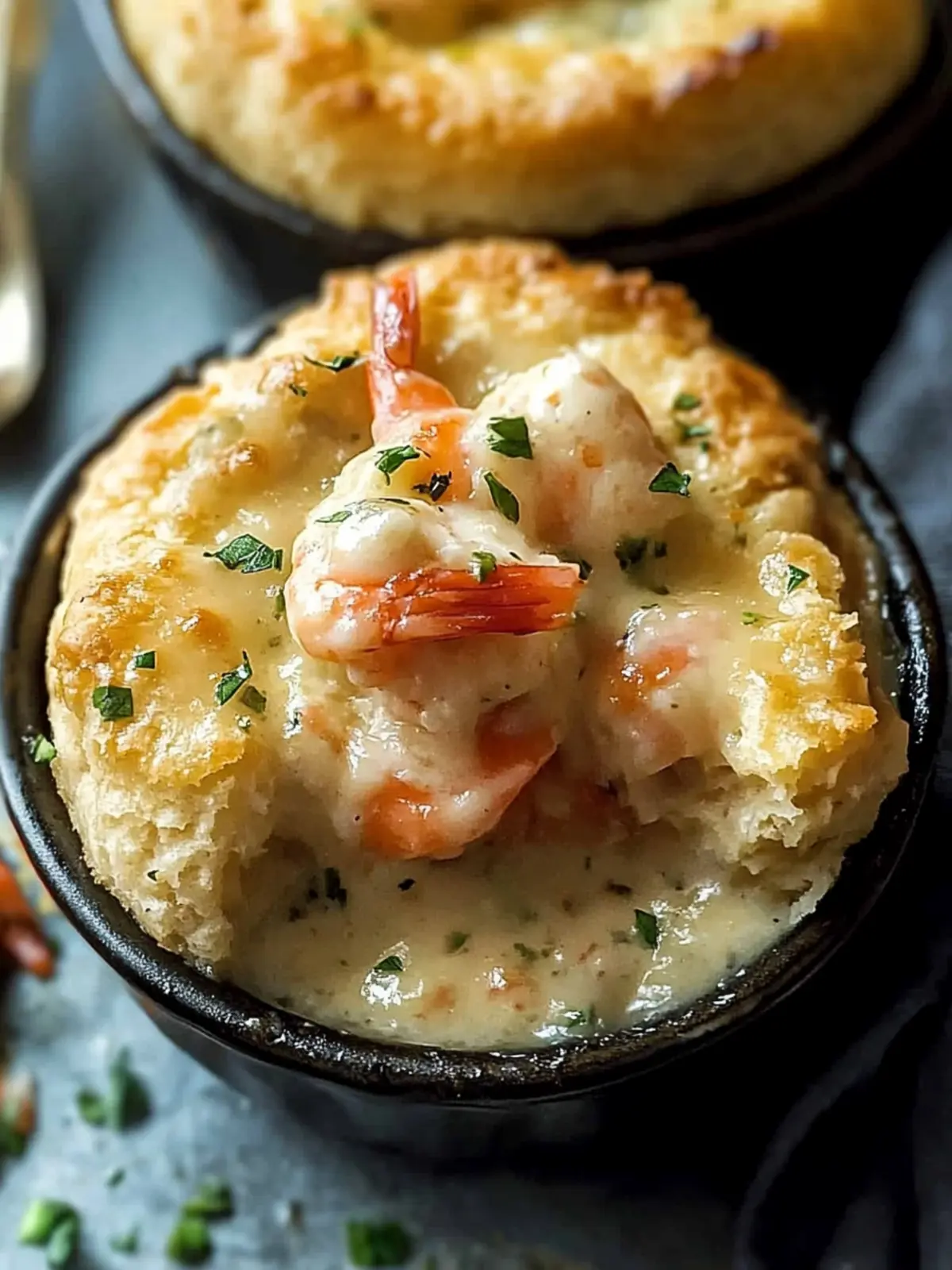 Cheddar Bay Biscuit Seafood Pot Pie - Cozy Comfort Awaits 3 Cheddar Bay Biscuit Seafood Pot Pie