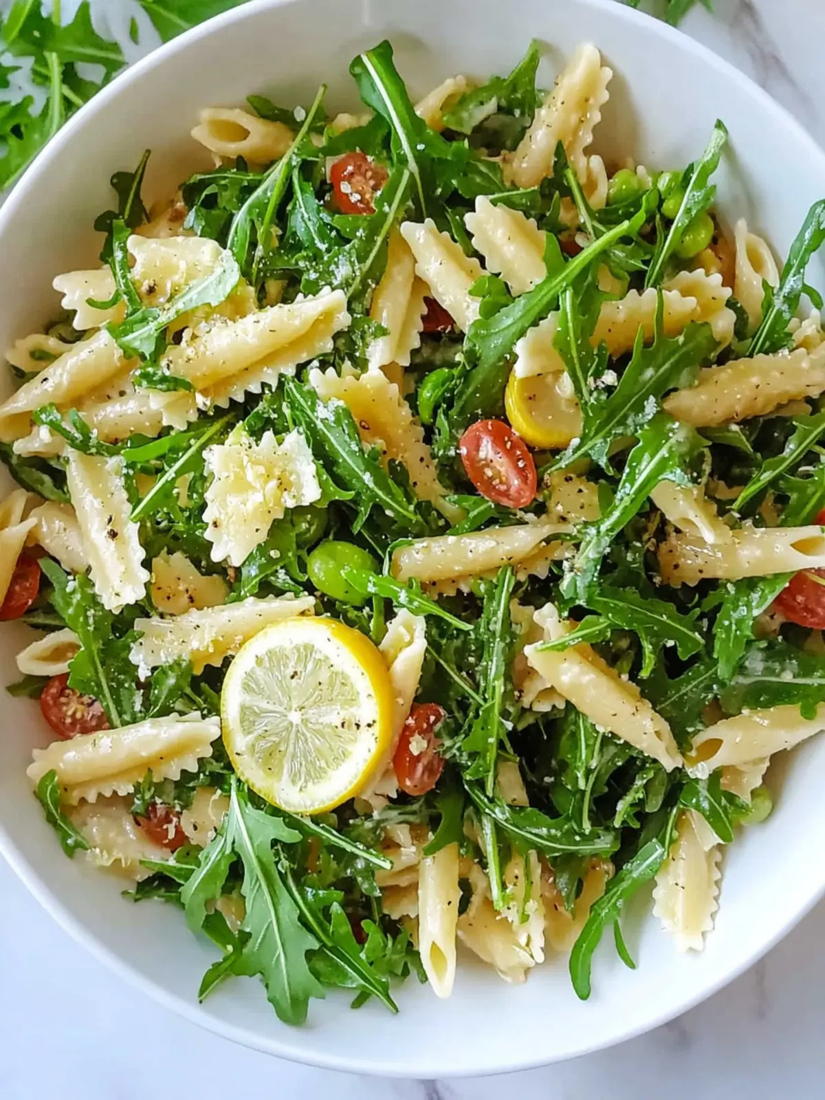 Lemon Arugula Pasta Salad for a Bright Summer Boost 4 Lemon Arugula Pasta Salad