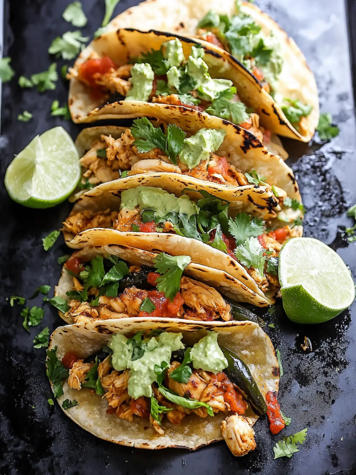 Crispy Poblano Chicken Tacos That'll Wow Your Taste Buds 5 crispy poblano chicken tacos