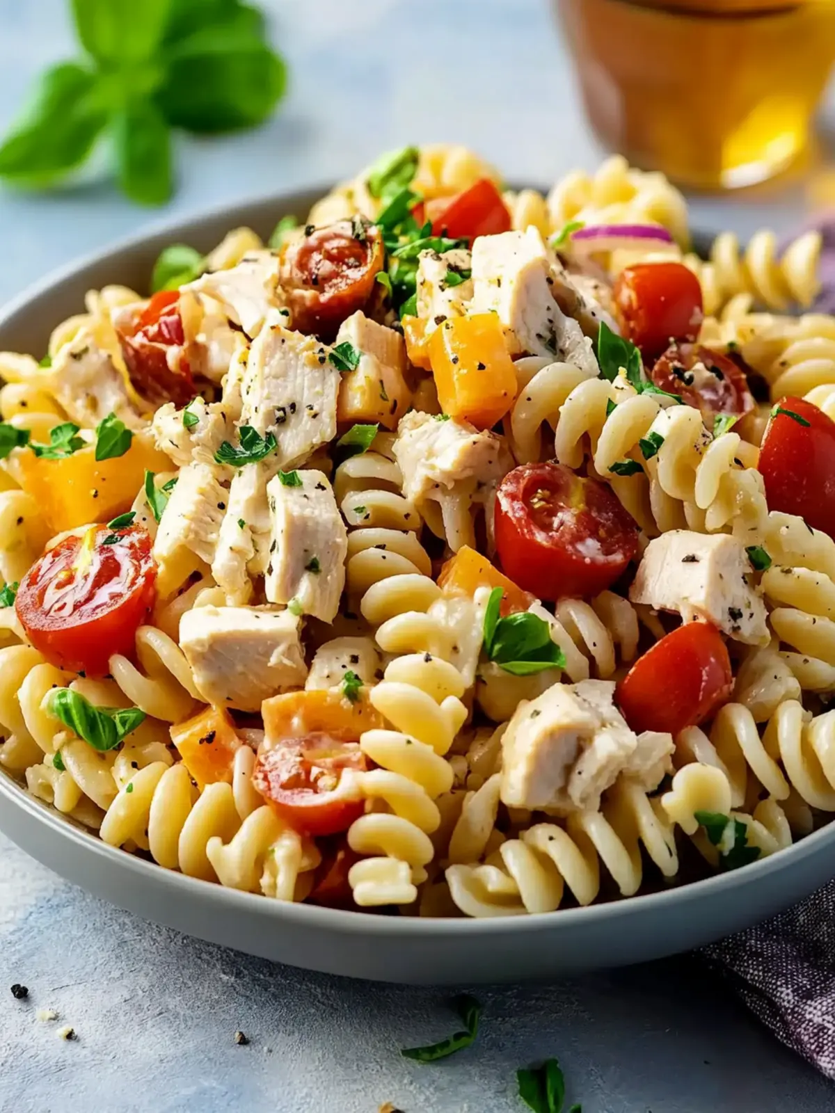 Delicious Chicken Pasta Salad with Italian Dressing Delight 2 Chicken Pasta Salad with Italian