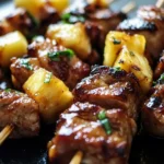 Pineapple BBQ Pork Skewers for a Quick Flavor Explosion 6 Pineapple BBQ Pork Skewers