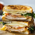 Ultimate Turkey Melt with Cheddar and Spinach Bliss 9 Turkey Melt with Cheddar