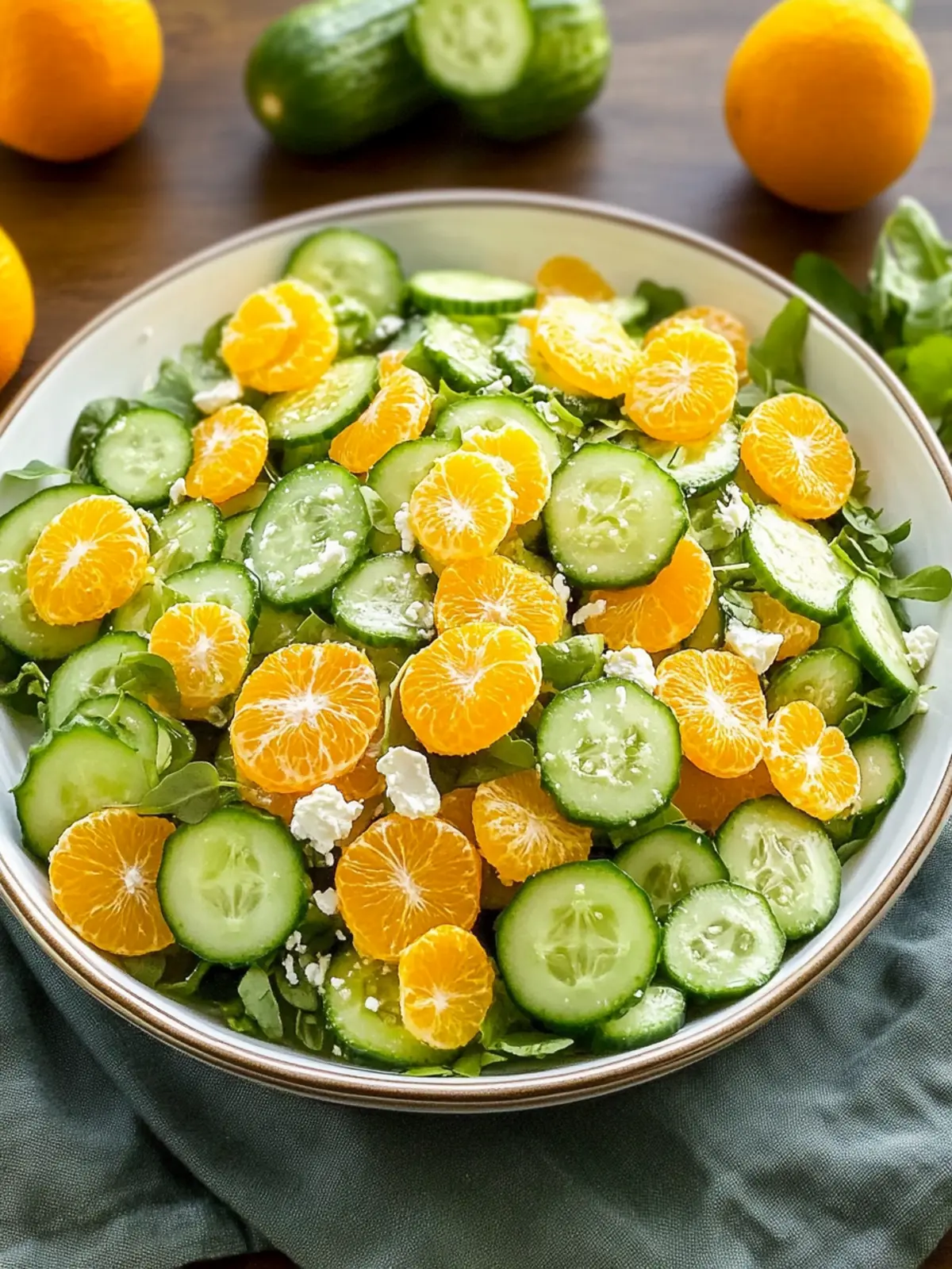 Vibrant Irish Flag Clementine Cucumber Salad for Fresh Flavors 5 Irish Flag Clementine Cucumber Salad