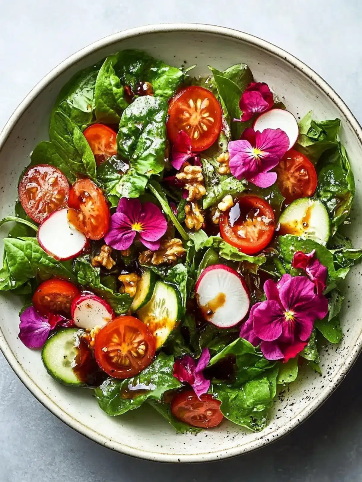 Delicious Spring Mix Salad with Balsamic Honey Dressing in 10 Min 5 Spring Mix Salad with Balsamic Honey