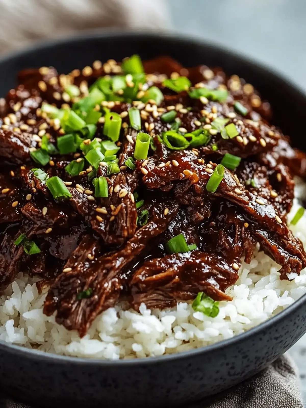 Slow Cooker Korean Beef: Effortless Comfort for Busy Nights 2 Slow Cooker Korean Beef