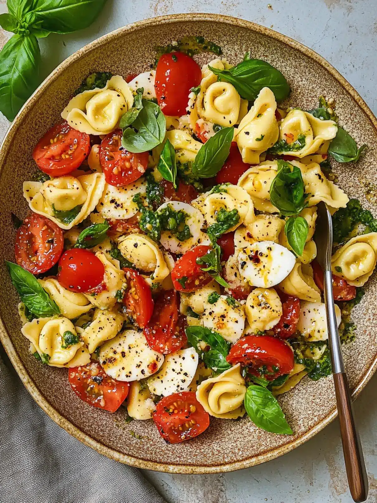 Tortellini Caprese Salad: A Fresh Twist on Classic Flavors 3 Tortellini Caprese Salad