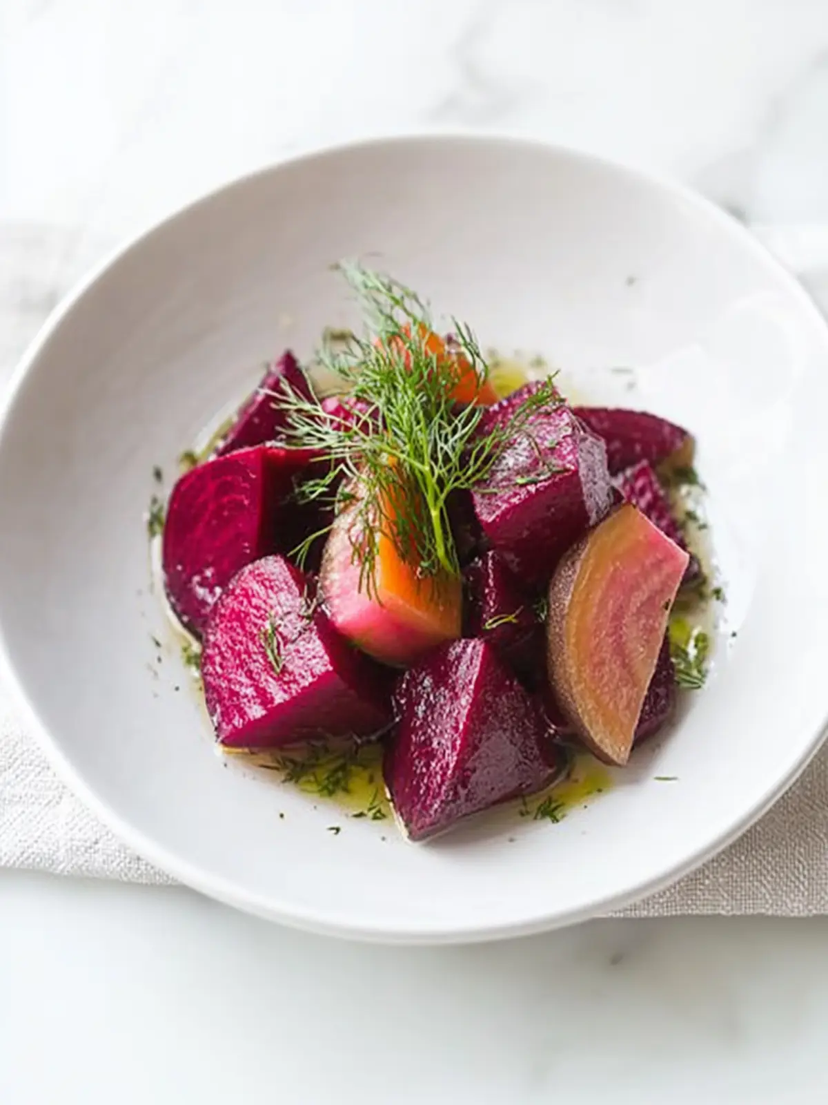 Delicious Marinated Beet Salad with Dill for Fresh Flavor 4 Marinated beet salad with dill