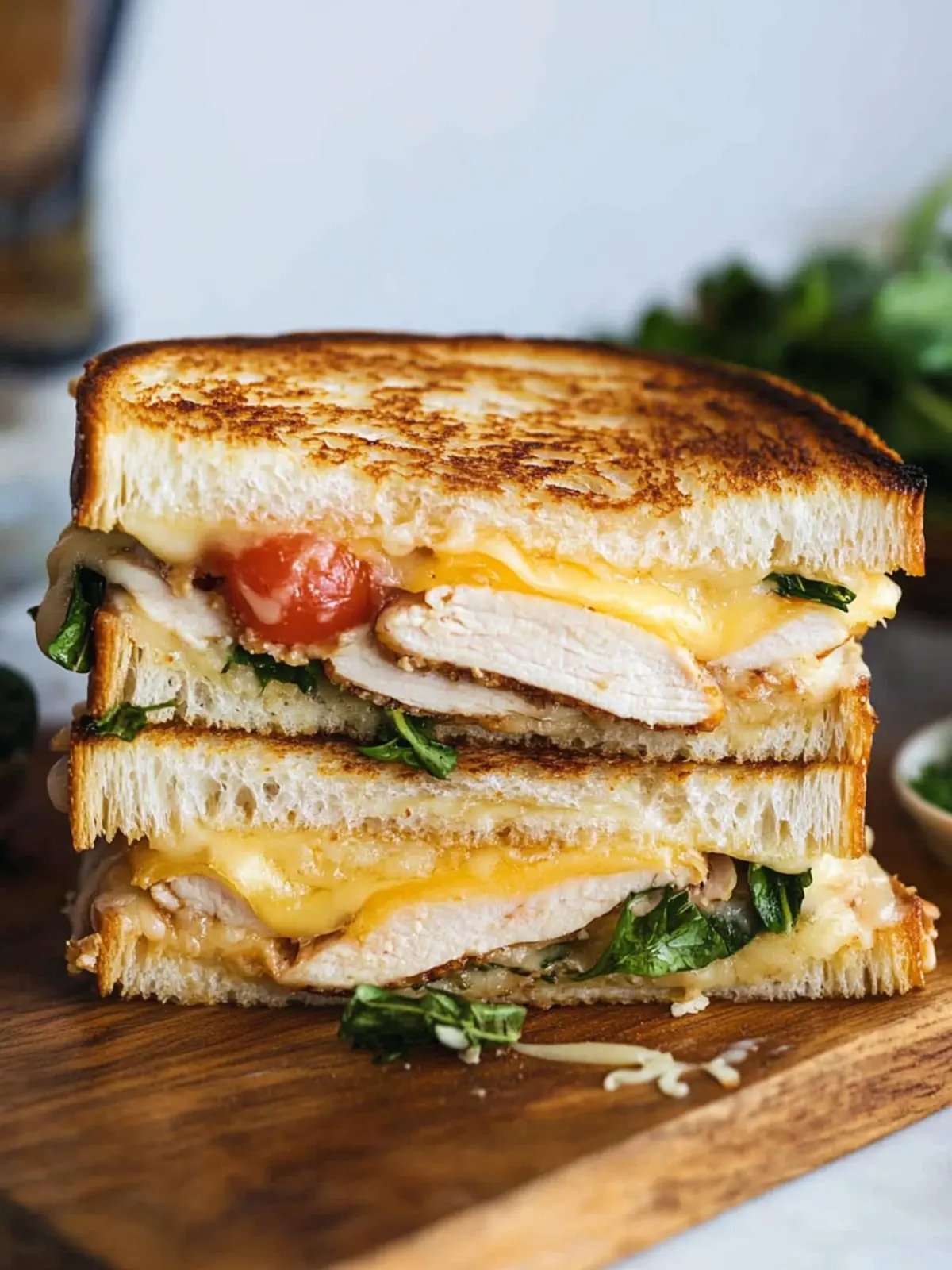 Ultimate Turkey Melt with Cheddar and Spinach Bliss 4 Turkey Melt with Cheddar