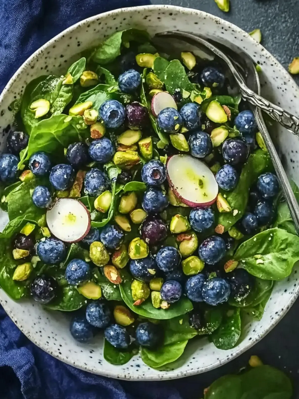 Blueberry Pistachio Spring Salad for a Refreshing Twist 2 Blueberry Pistachio Spring Salad