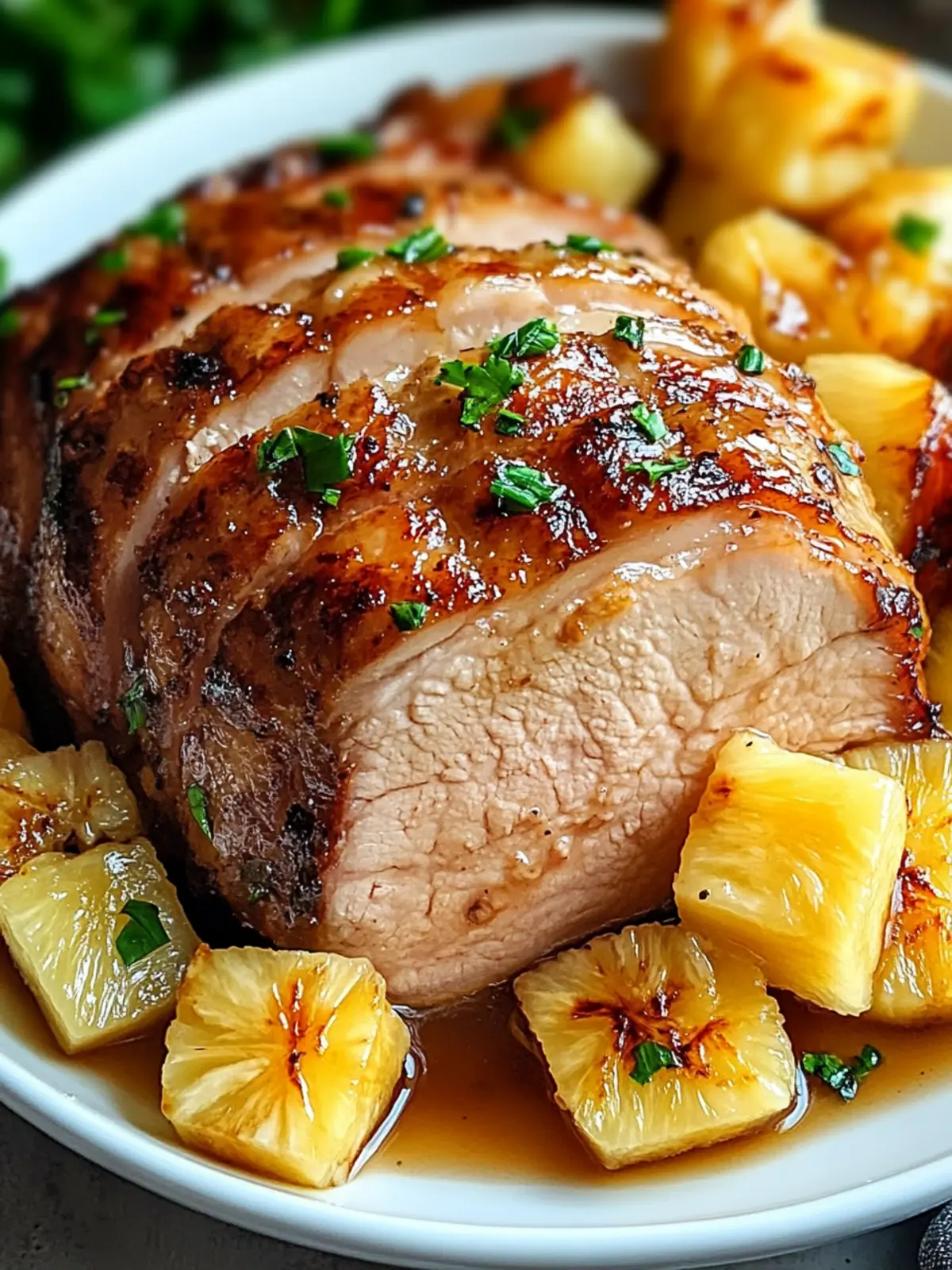 Sweet and Savory Crock Pot Pineapple Pork Loin Delight 2 Crock Pot Pineapple Pork Loin