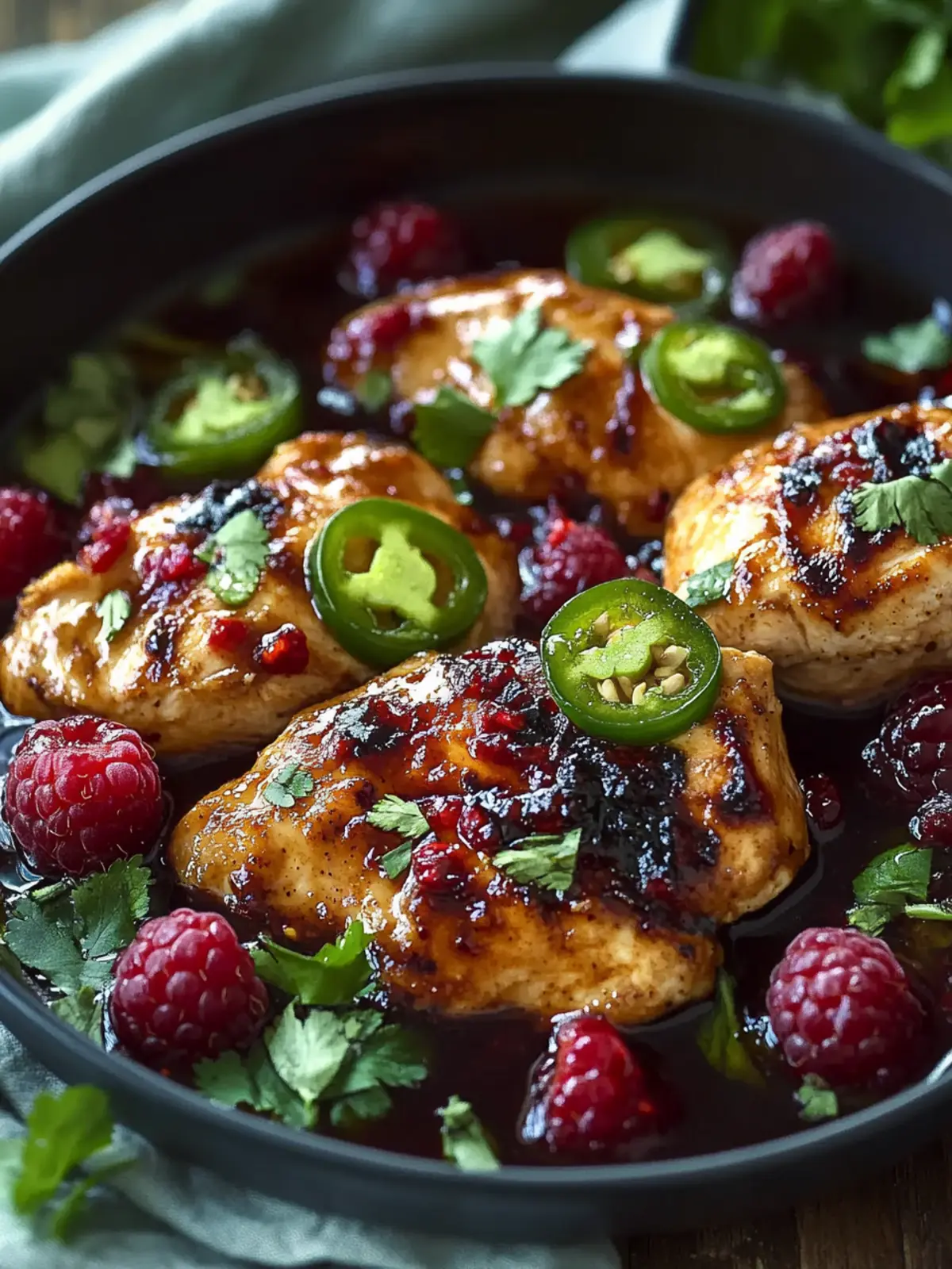 Sweet and Spicy Jalapeno Raspberry Chicken in Just 25 Minutes 4 Sweet and Spicy Jalapeno Raspberry Chicken