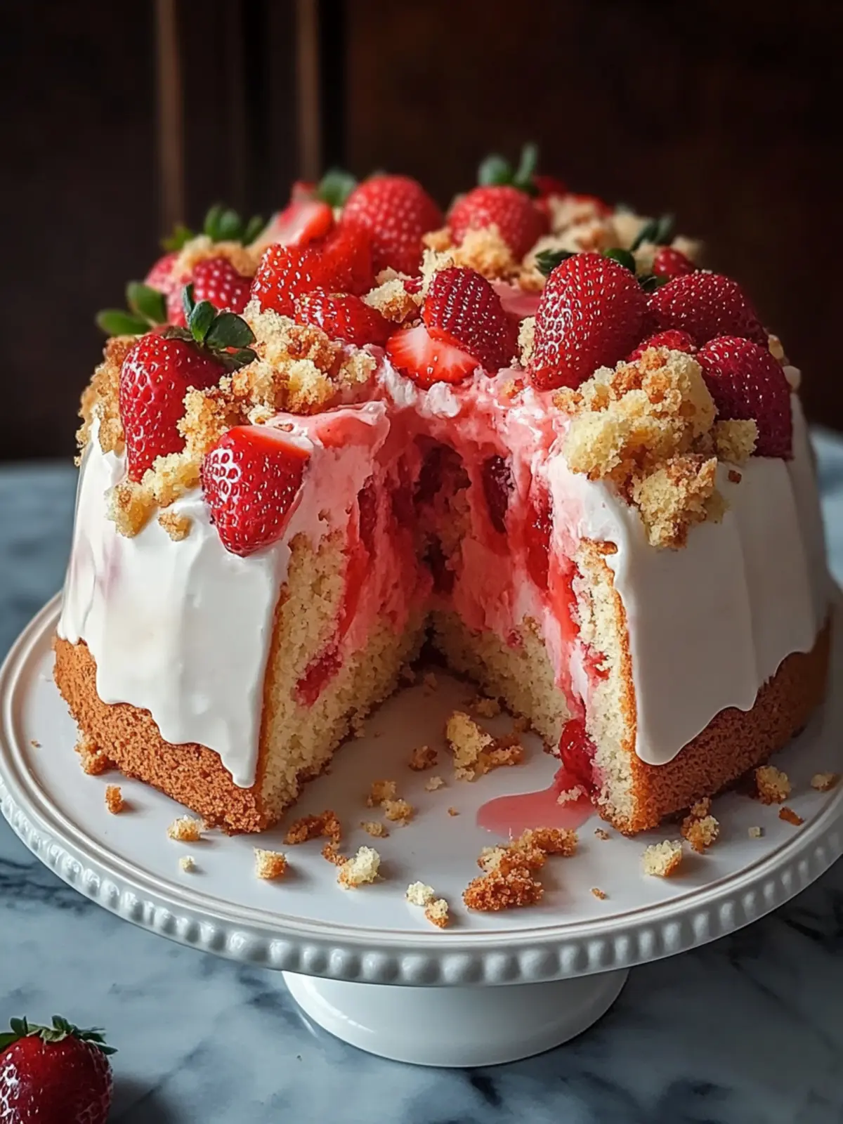 Irresistible Strawberry Crunch Pound Cake for Sweet Moments 3 Strawberry Crunch Pound Cake