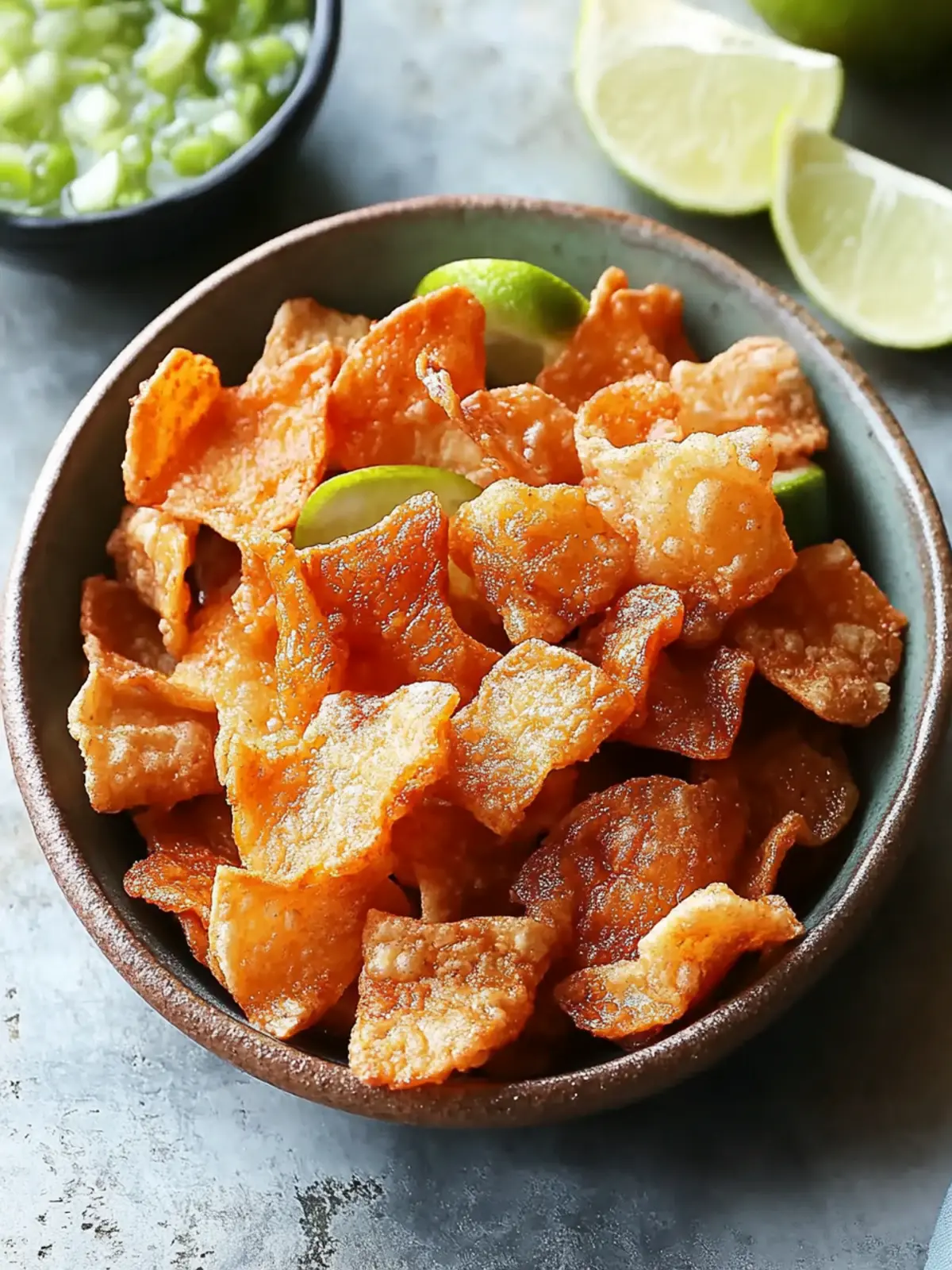 Crispy Mexican Chicharrones: A Flavorful Homemade Snack 2 Mexican Chicharrones