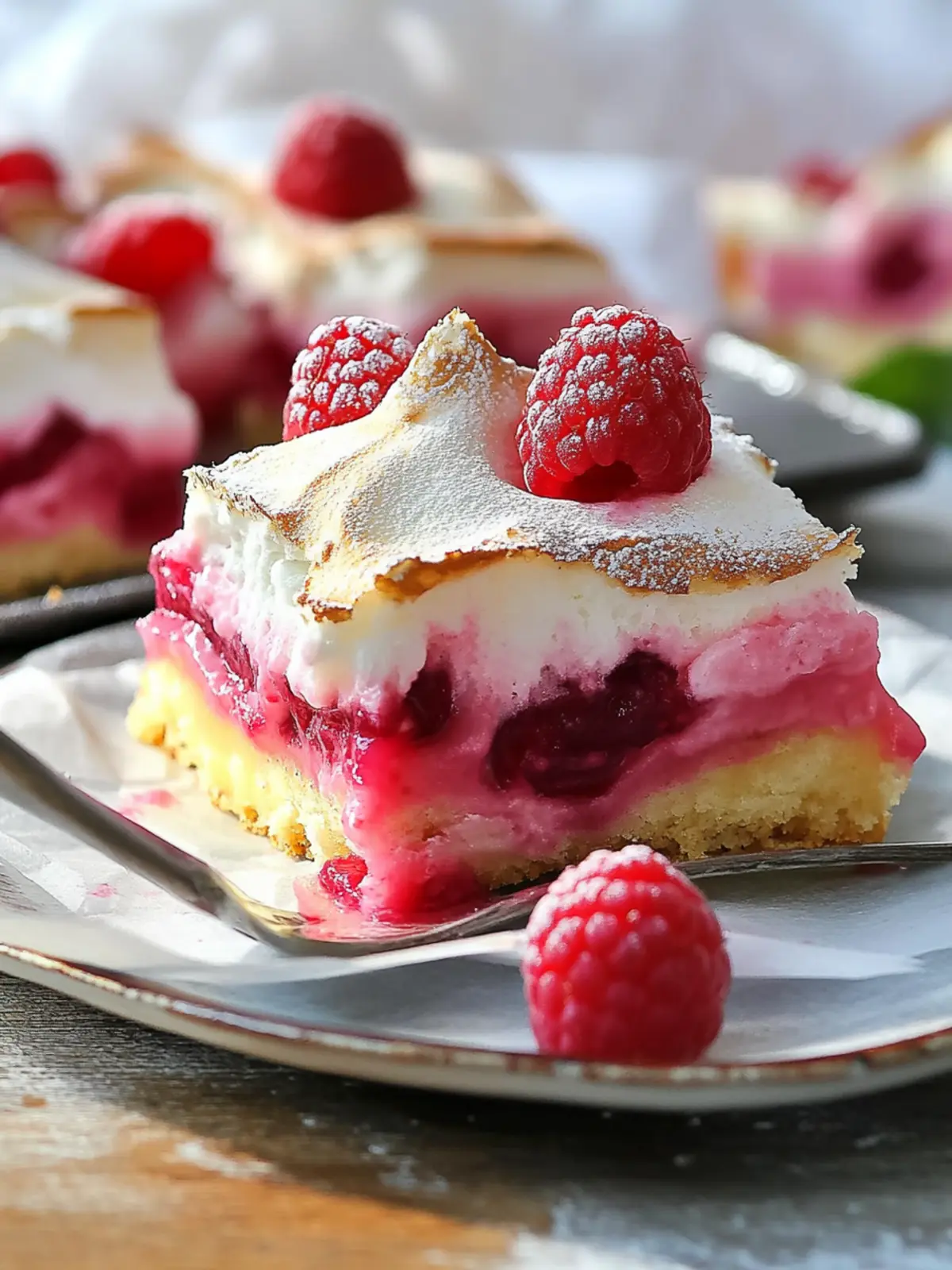Irresistible Raspberry Meringue Bars for Sweet Tooth Lovers 4 Raspberry Meringue Bars