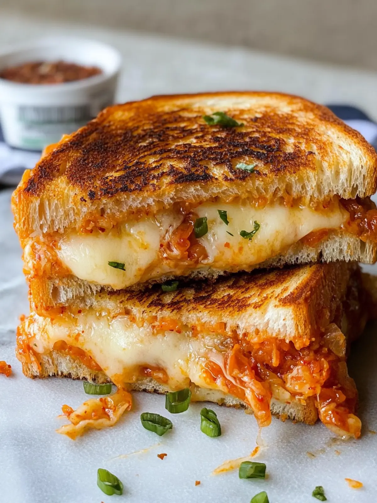 Savor the Twist: Kimchi Grilled Cheese Magic at Home 4 Kimchi Grilled Cheese