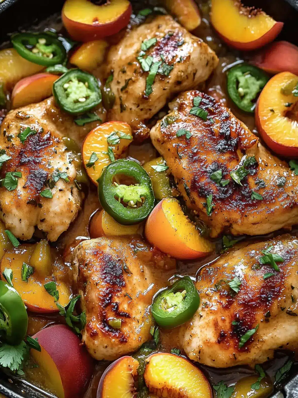 Savor Sweet and Spicy Jalapeno Peach Chicken Tonight! 3 Jalapeno Peach Chicken