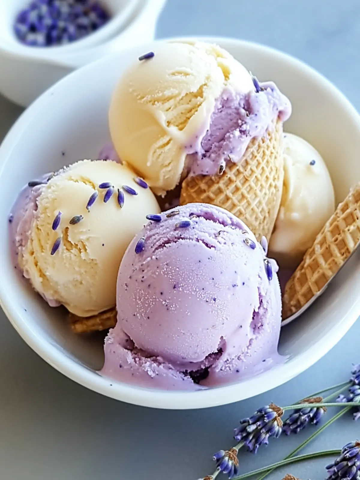 Indulge in Homemade Honey Lavender Ice Cream Bliss 4 Honey Lavender Ice Cream