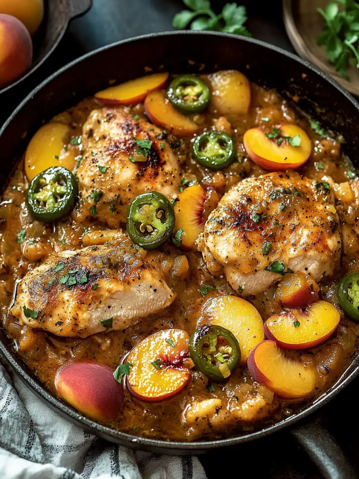 Savor Sweet and Spicy Jalapeno Peach Chicken Tonight! 5 Jalapeno Peach Chicken