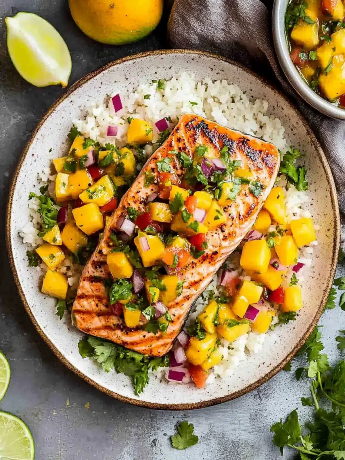 Zesty Salmon with Mango Salsa for Fresh Flavor Dreams 3 Salmon with Mango Salsa