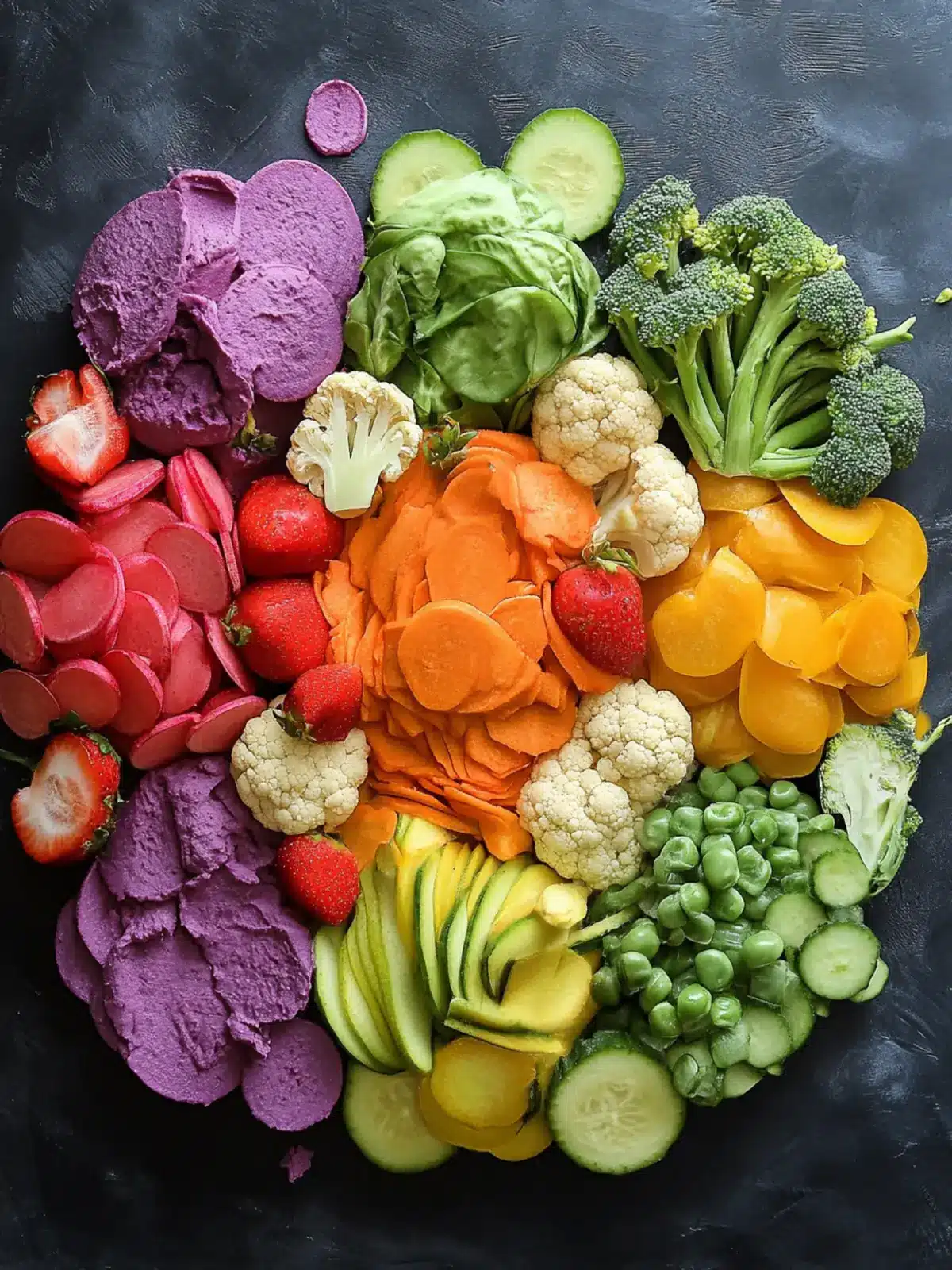 Rainbow Vegetable Delight: A Colorful Twist on Healthy Eating 2 Rainbow Vegetable