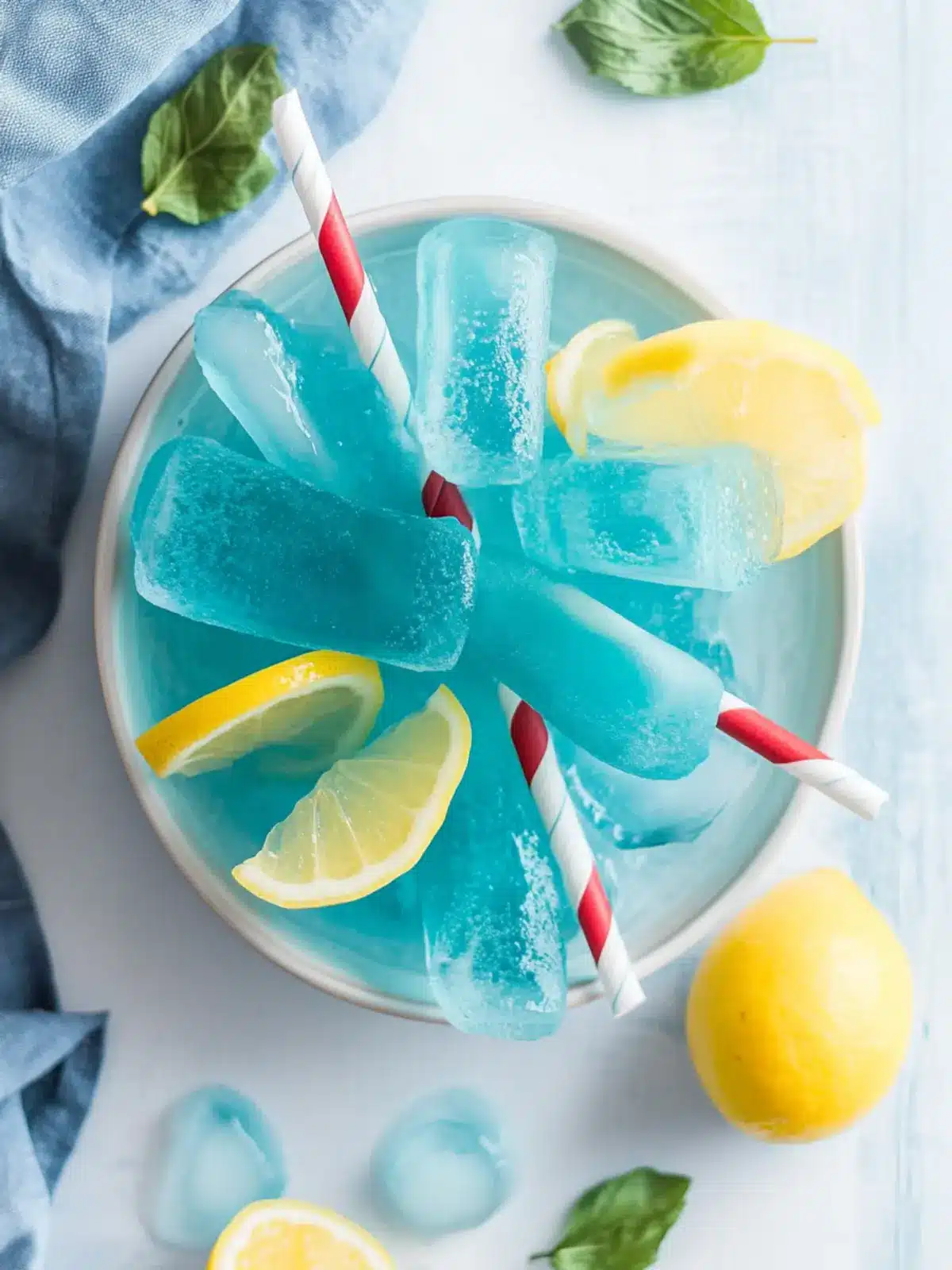 Ocean Blue Lemonade Popsicles: A Splash of Summer Fun 4 Ocean Blue Lemonade