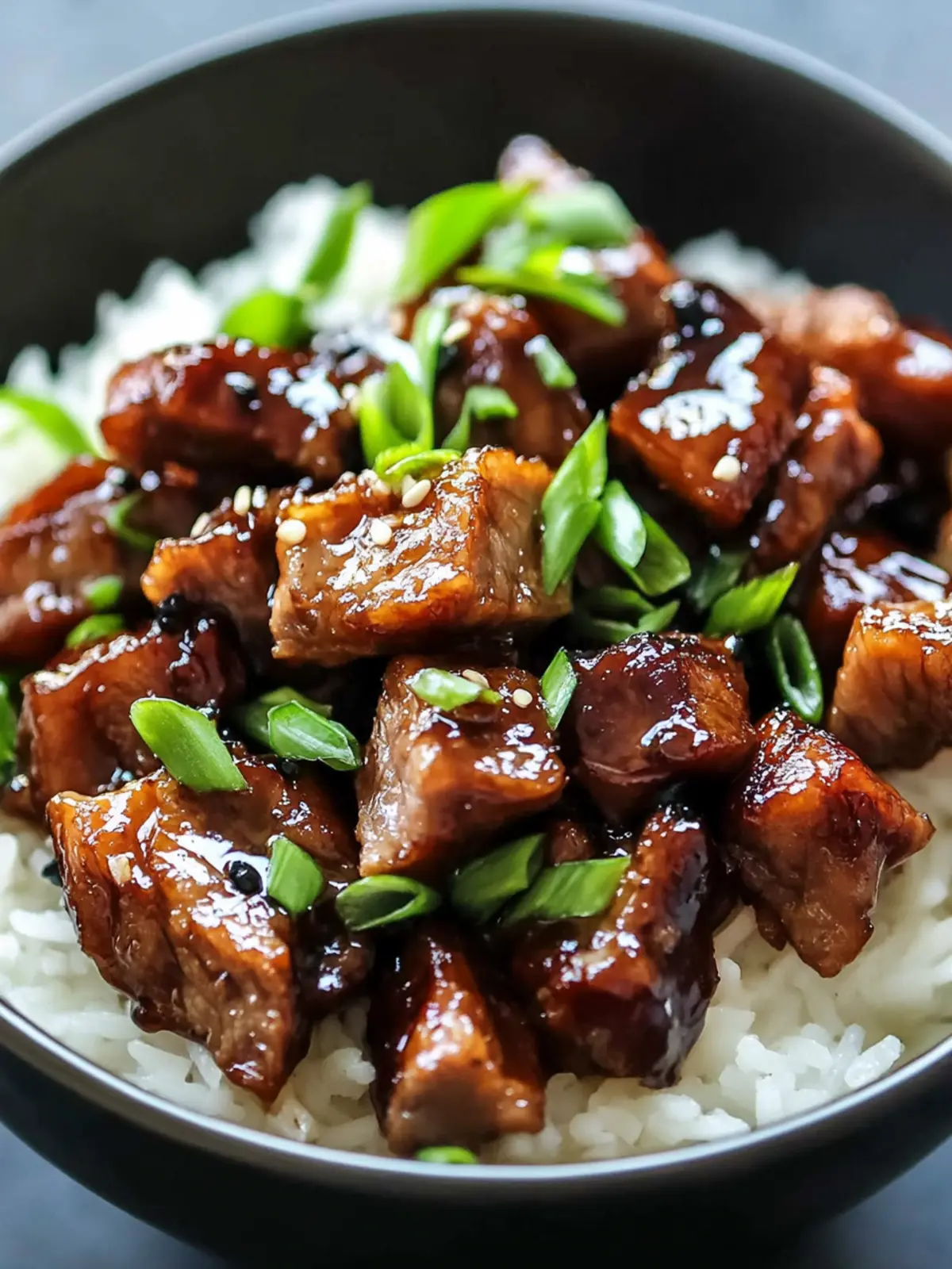 Sweet Caramelized Pork with Rice for a Cozy Dinner Delight 3 Sweet caramelized pork with rice