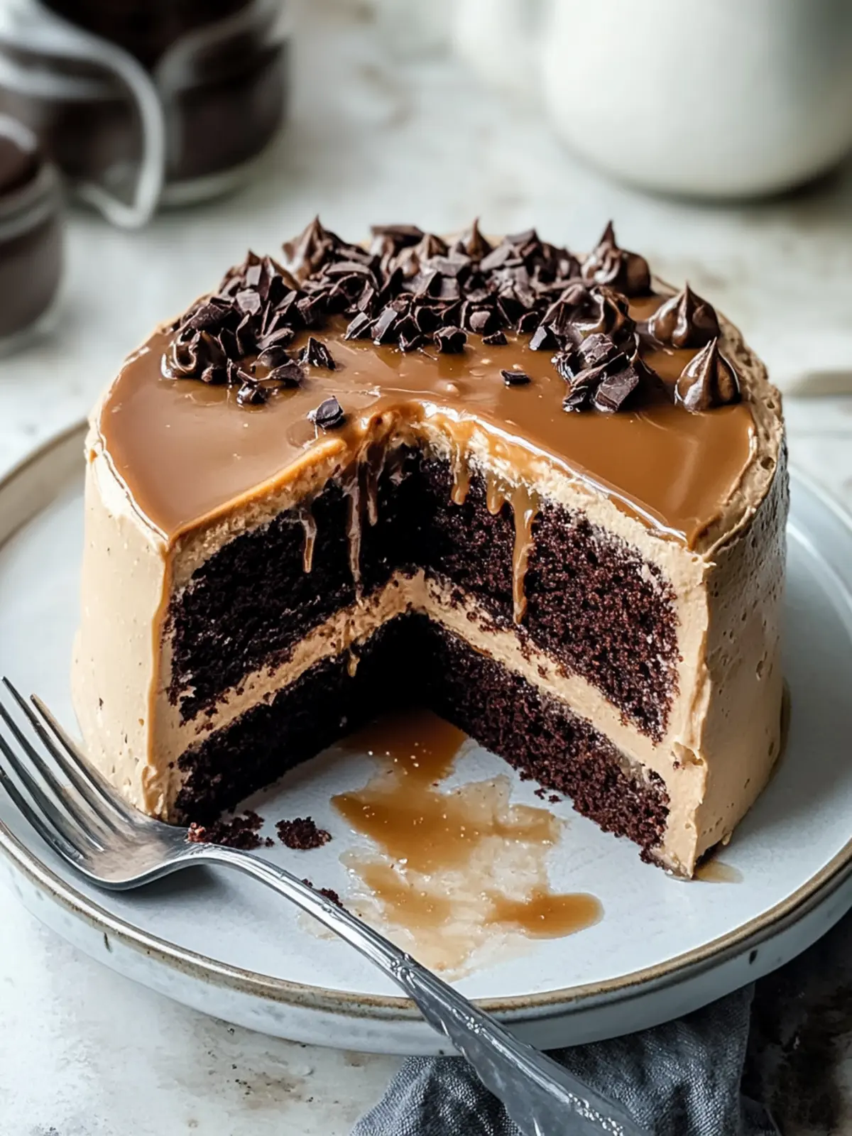 Indulge in Salted Caramel Espresso Chocolate Cake Bliss 4 Salted Caramel Espresso Chocolate Cake