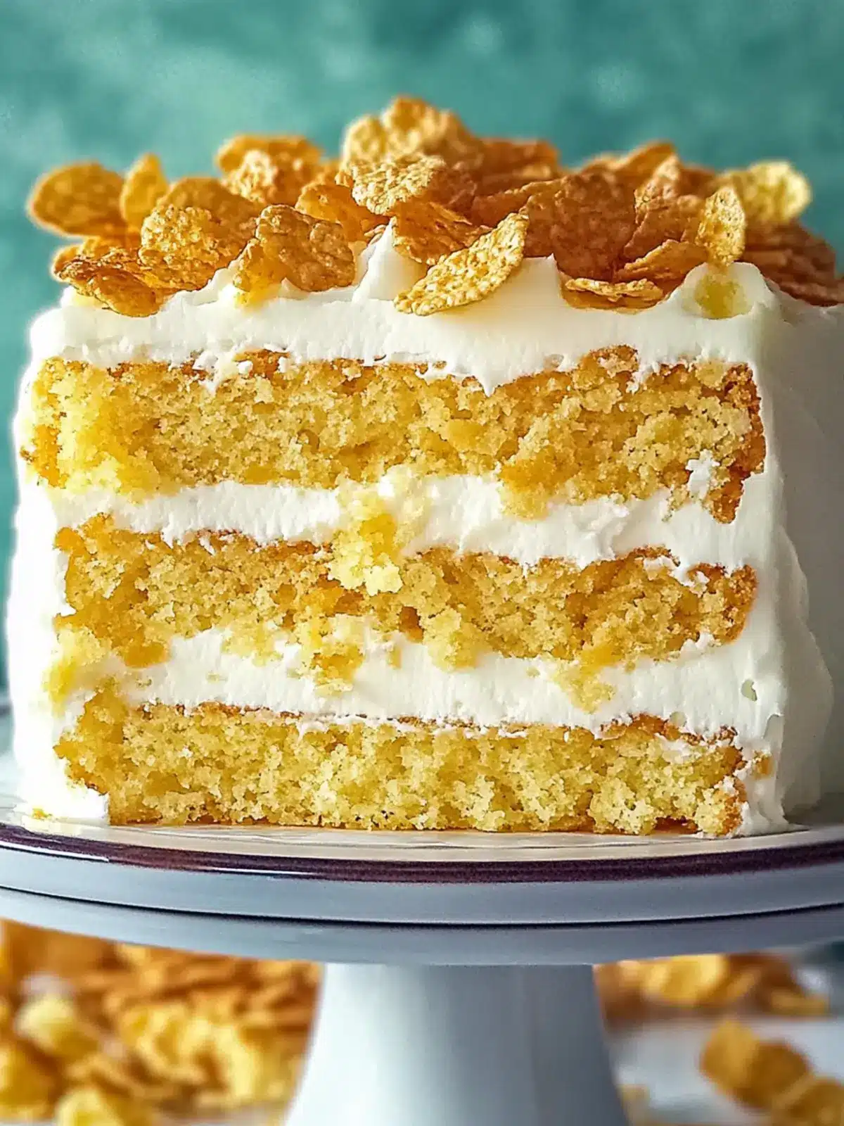 Cornflake Crunch Cake: A Simple Sweet Family Delight 4 Cornflake Crunch Cake