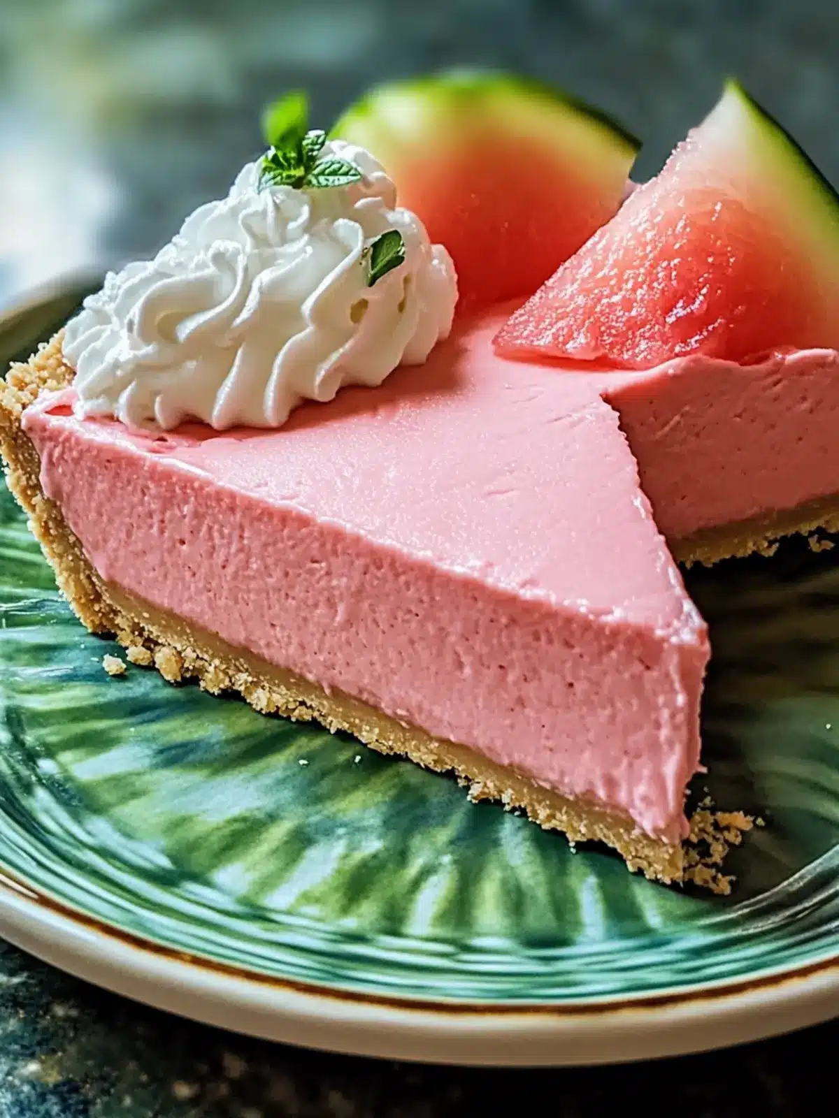 Delicious Watermelon Mousse Pie: Refreshing Summer Bliss 3 Watermelon Mousse Pie