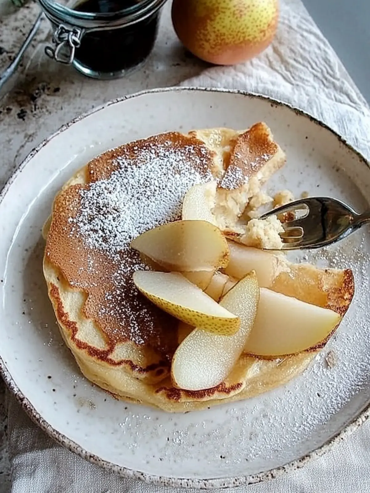 Baked Pancake with Pear: A Wholesome Brunch Delight! 3 Baked Pancake with Pear