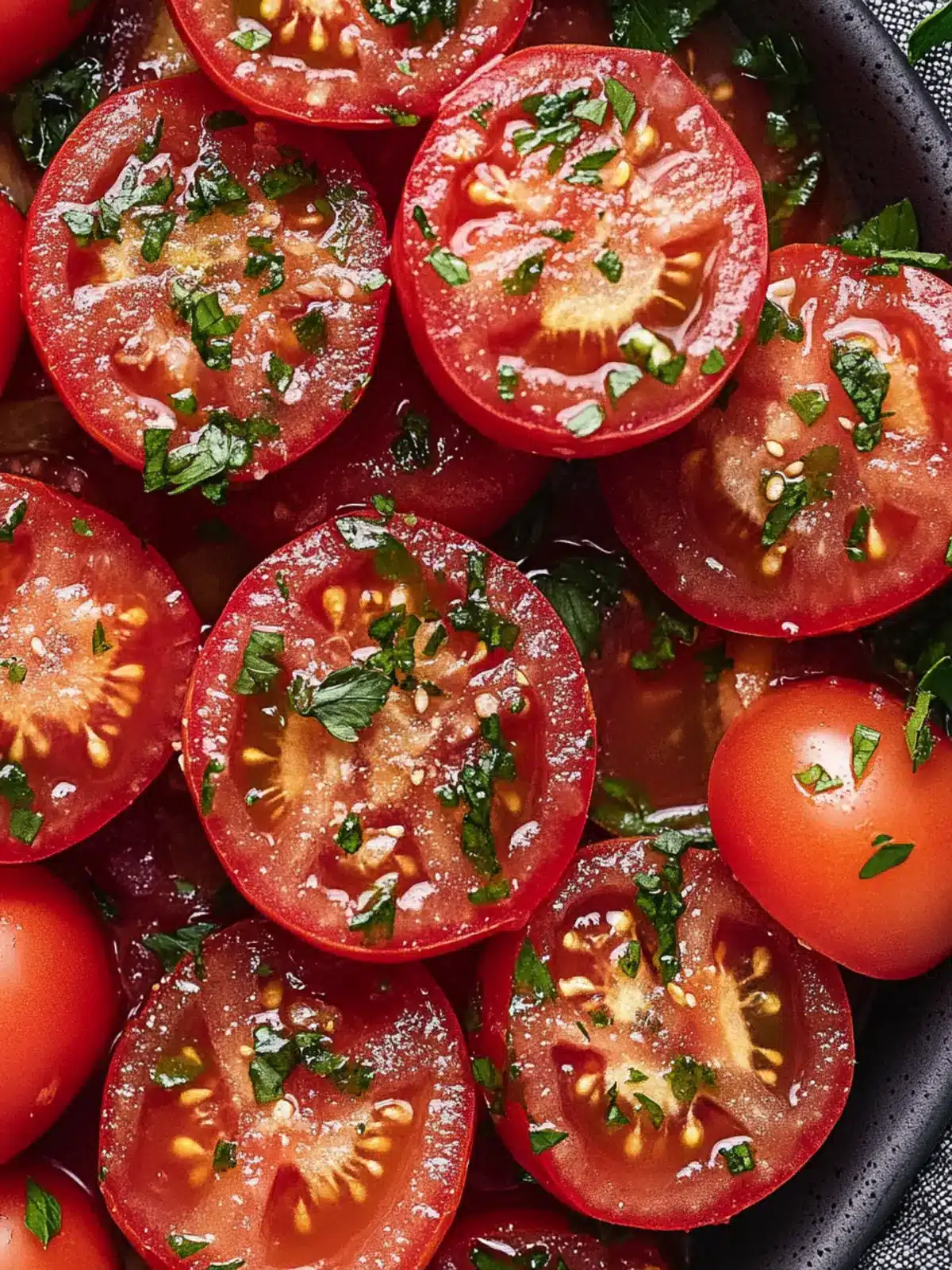 Delicious Marinated Tomatoes: A Flavorful Fresh Side Dish 4 Marinated Tomatoes