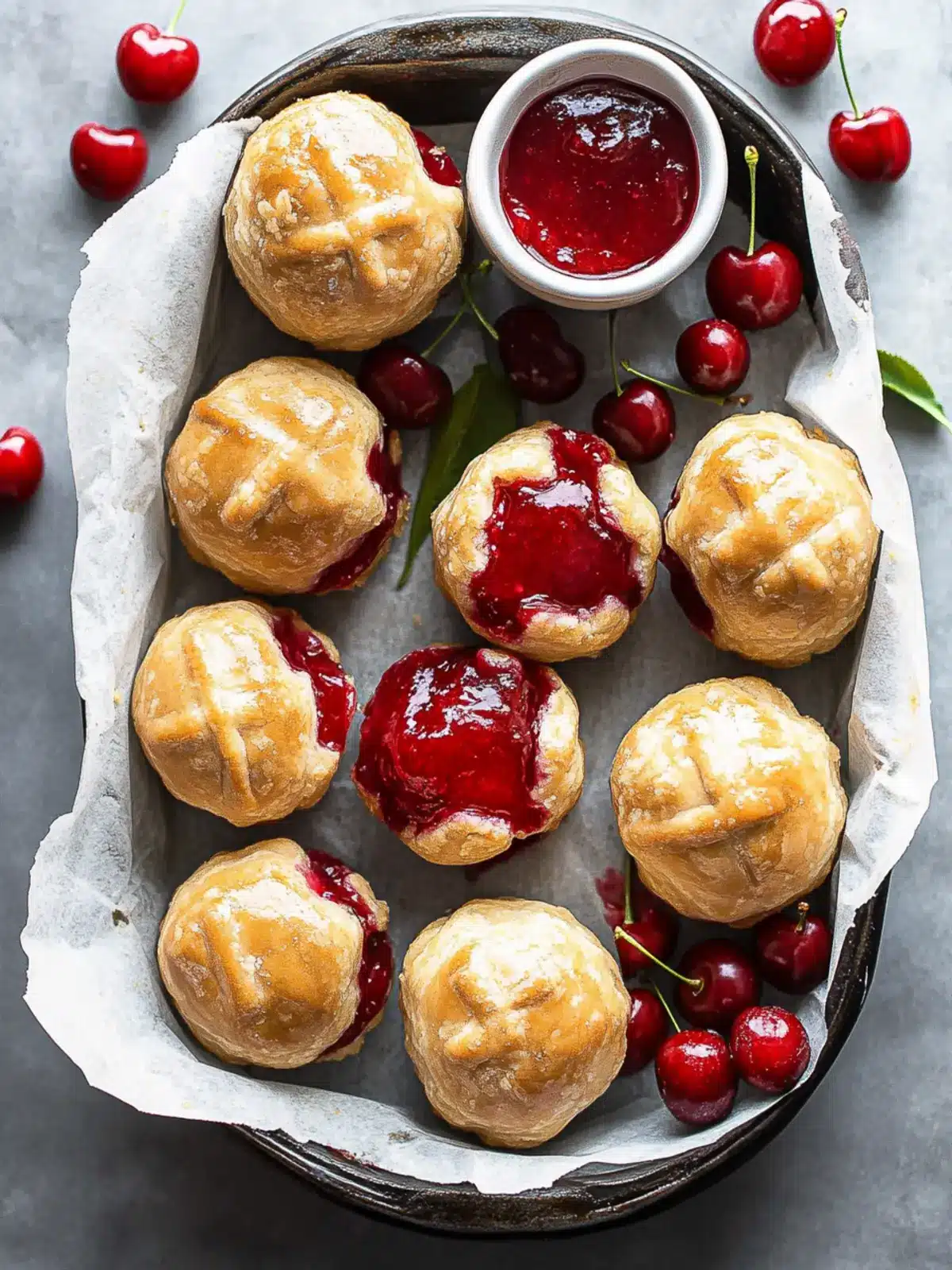 Irresistible Cherry Pie Bombs: Easy Air Fryer Delight 3 Cherry Pie Bombs