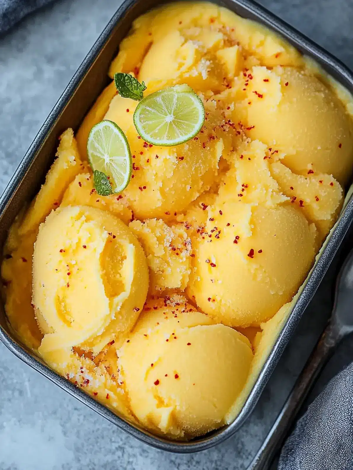 Chili Lime Mango Sorbet: A Refreshing Twist on Summer Treats 5 Chili Lime Mango Sorbet
