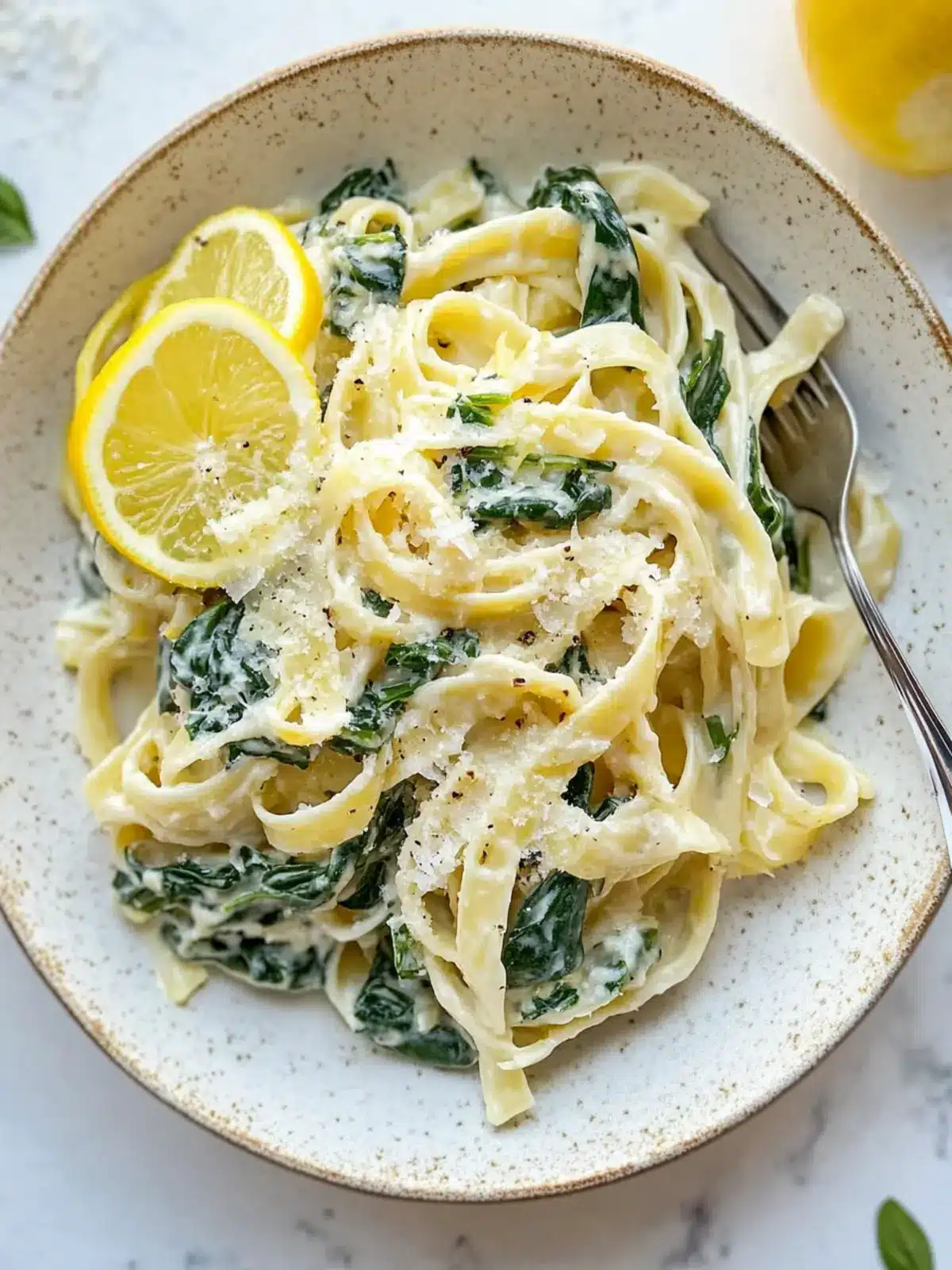 15-Minute Lemon Ricotta Pasta with Spinach Bliss 3 LEMON RICOTTA PASTA & SPINACH